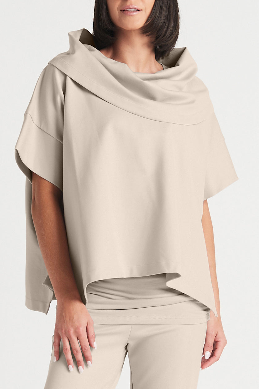 Scuba Drape Neck Top