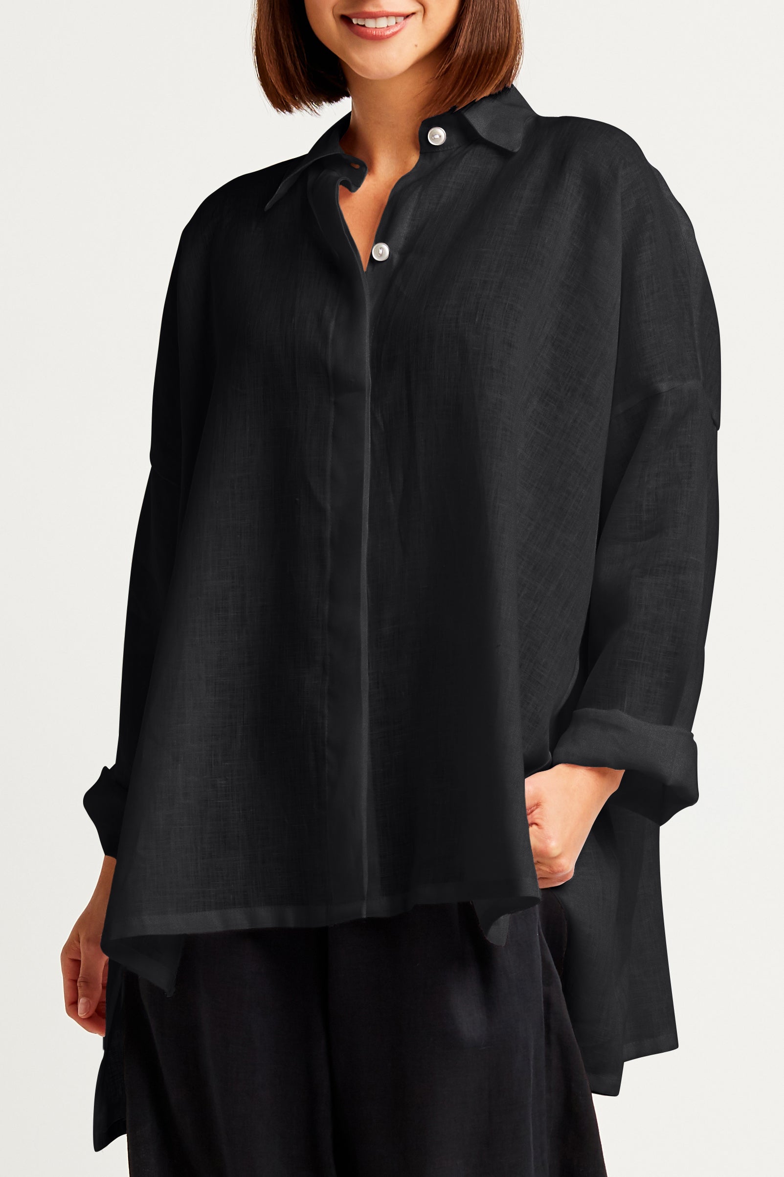 Handkerchief Linen E-Z Shirt