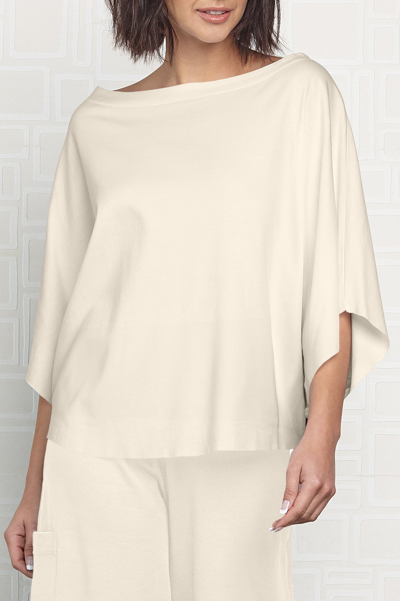 Pima Cotton Luxury Bateau Tee