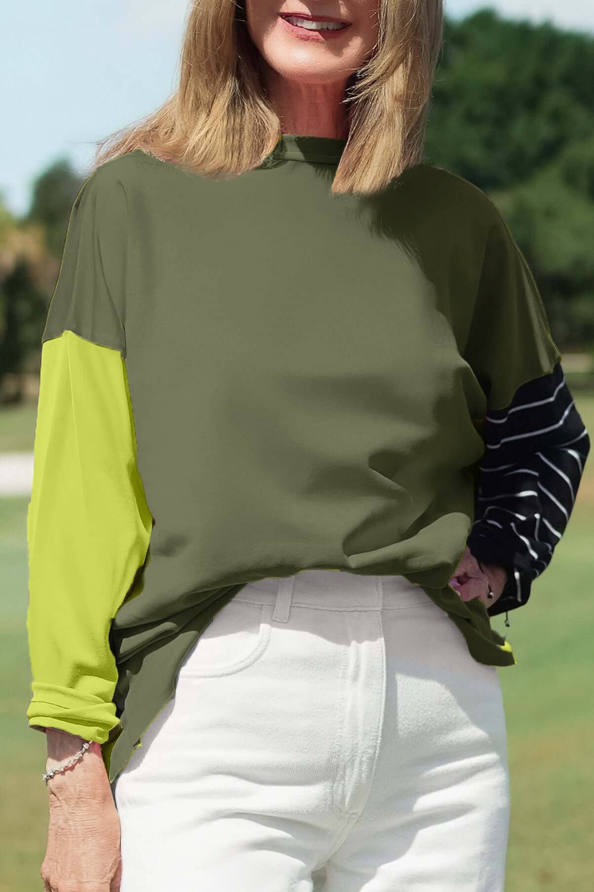 Pima Cotton Mixed Up Boxy T