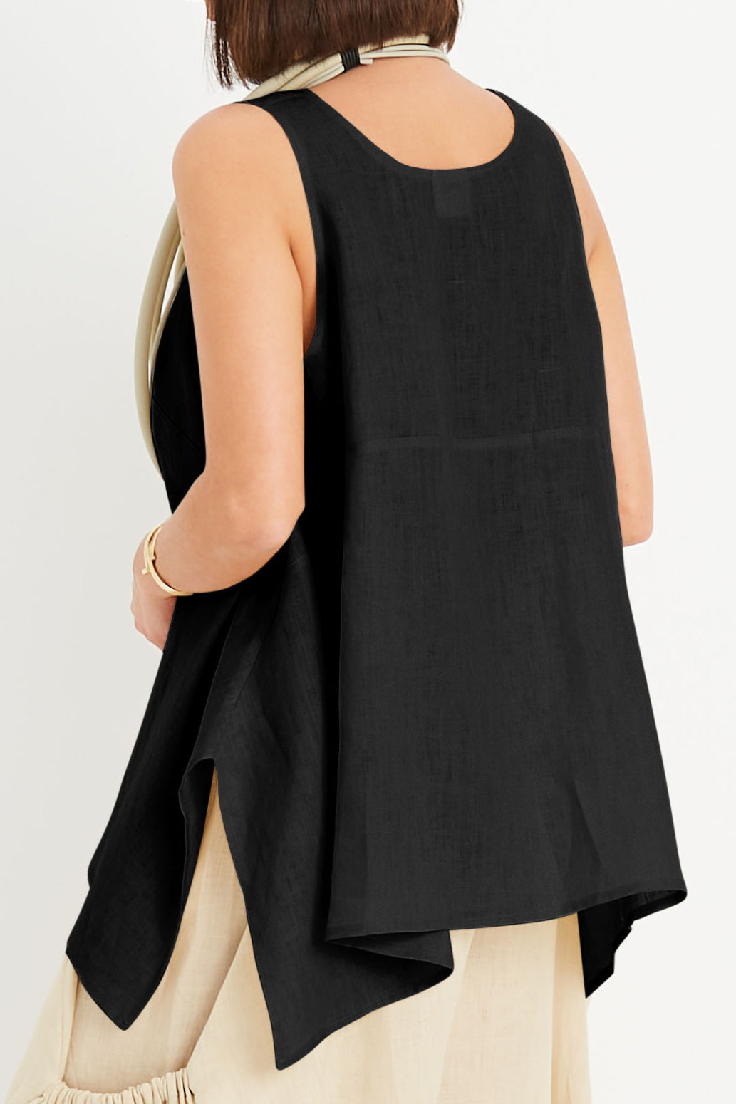 Handkerchief Linen Swing Tank