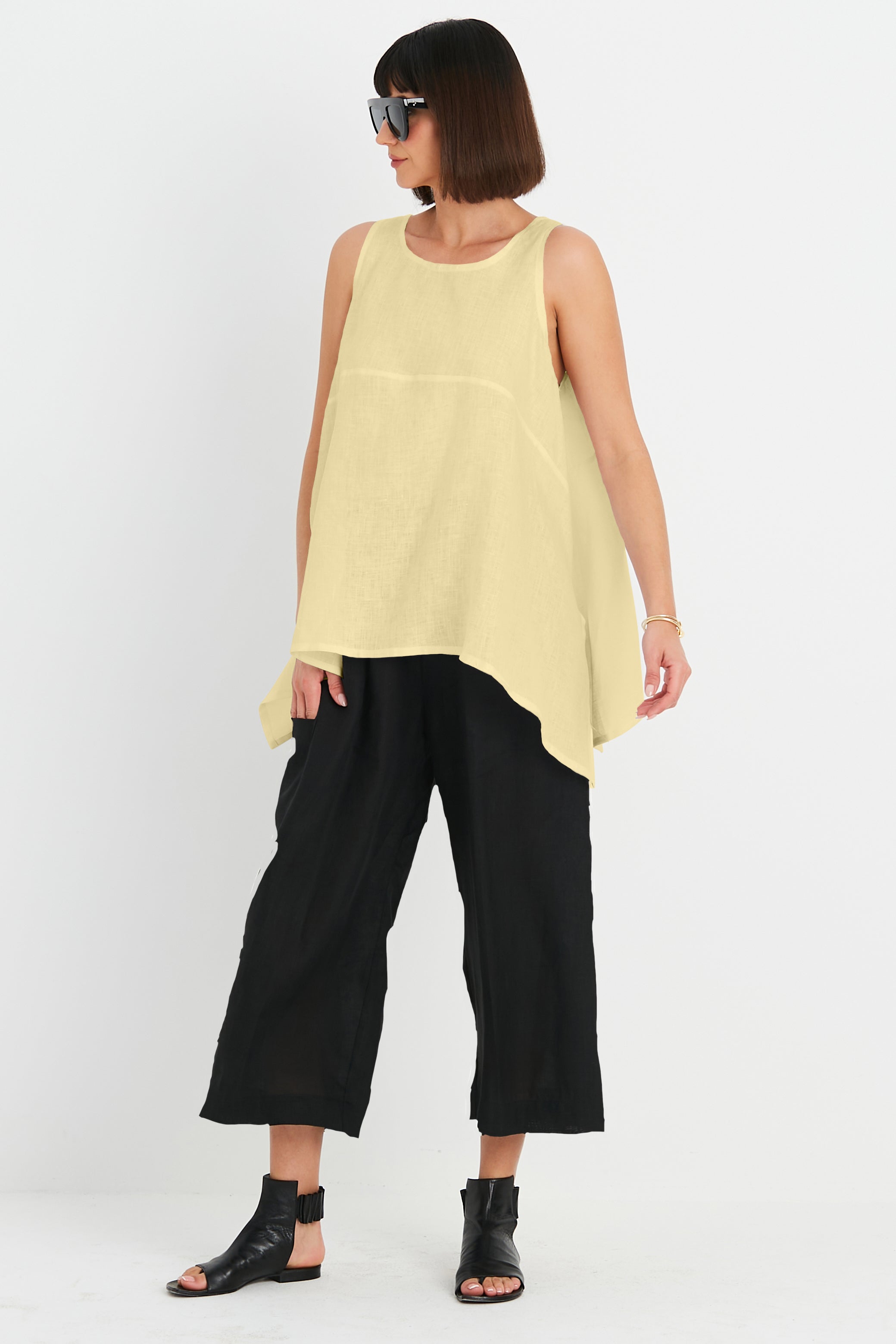 Handkerchief Linen Swing Tank