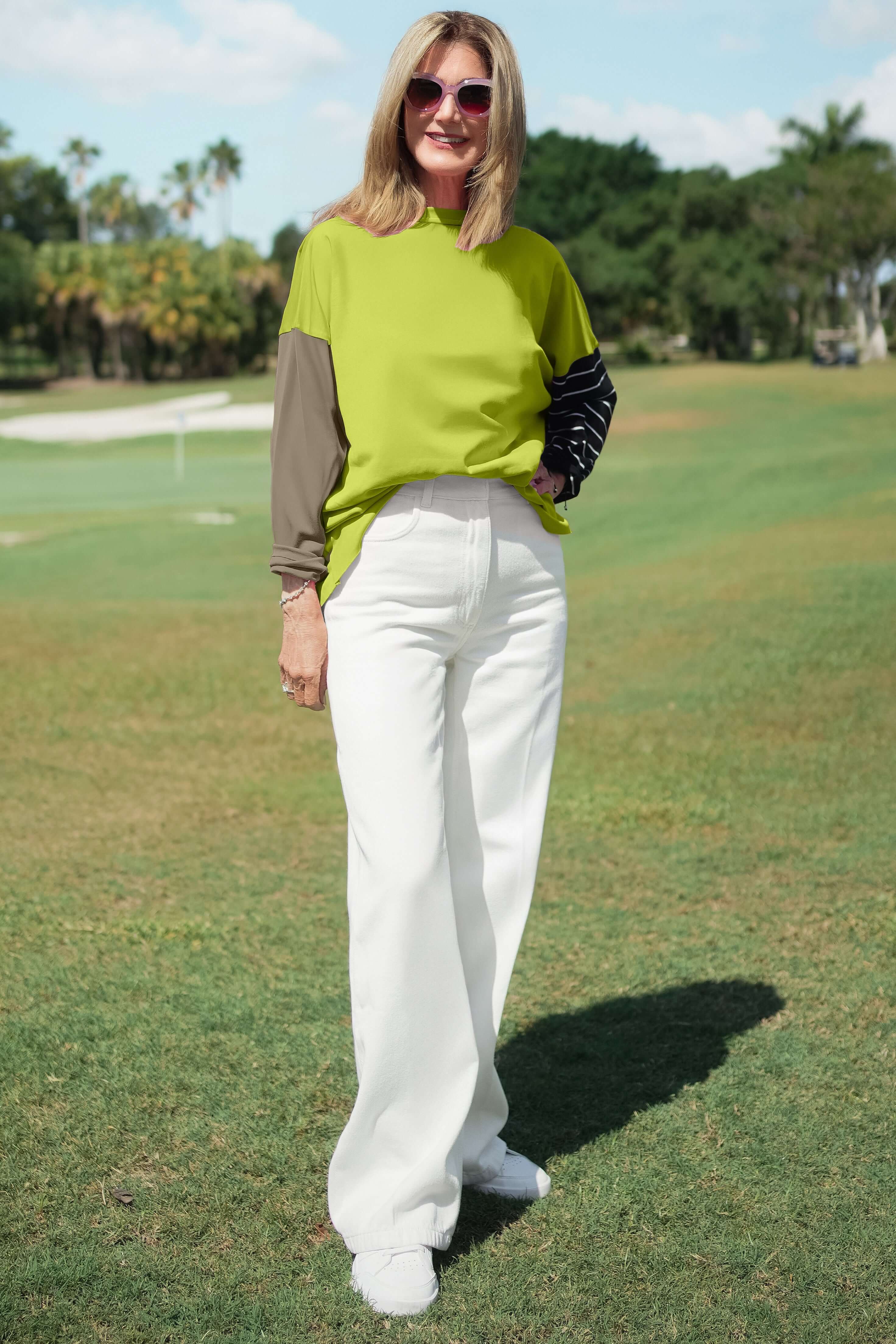 Pima Cotton Mixed Up Boxy T