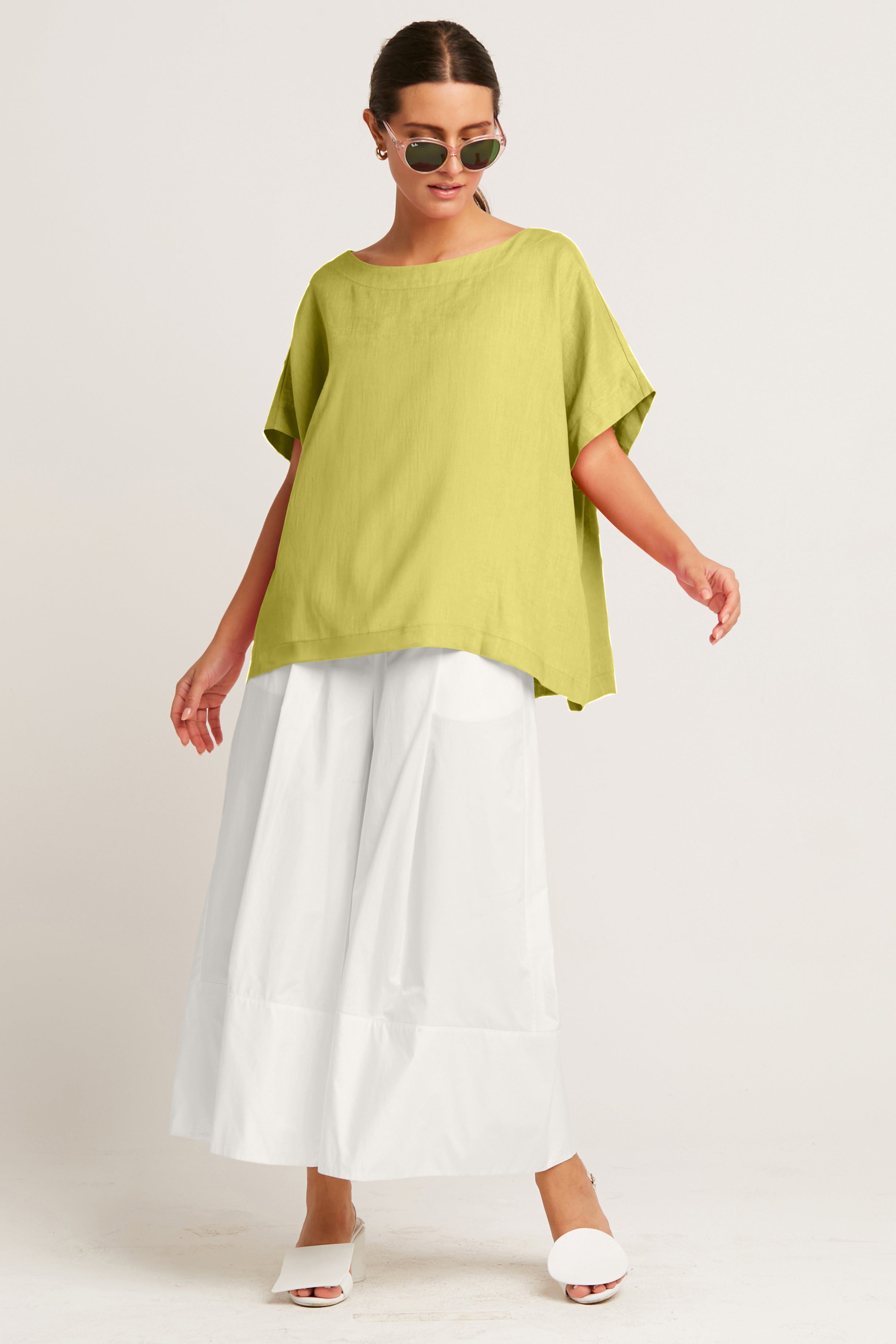 Handkerchief Linen Butterfly Tee