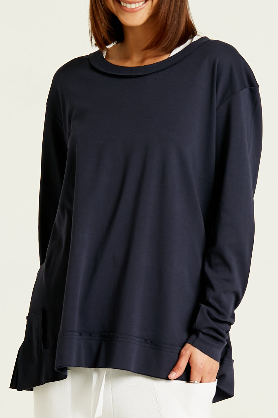 Pima Cotton Detail Tee