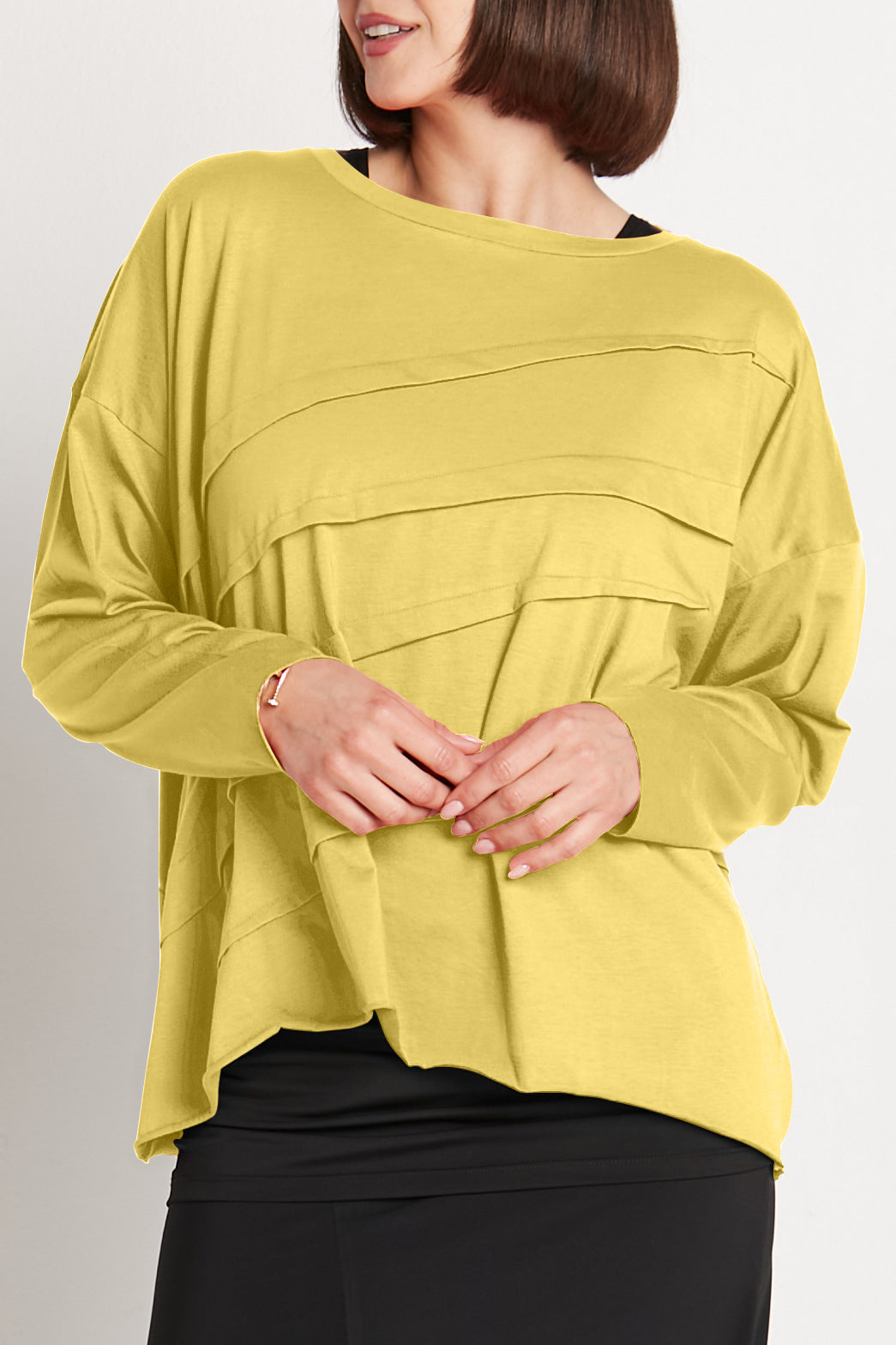 Pima Cotton Tucked Luxury Boxy Tee