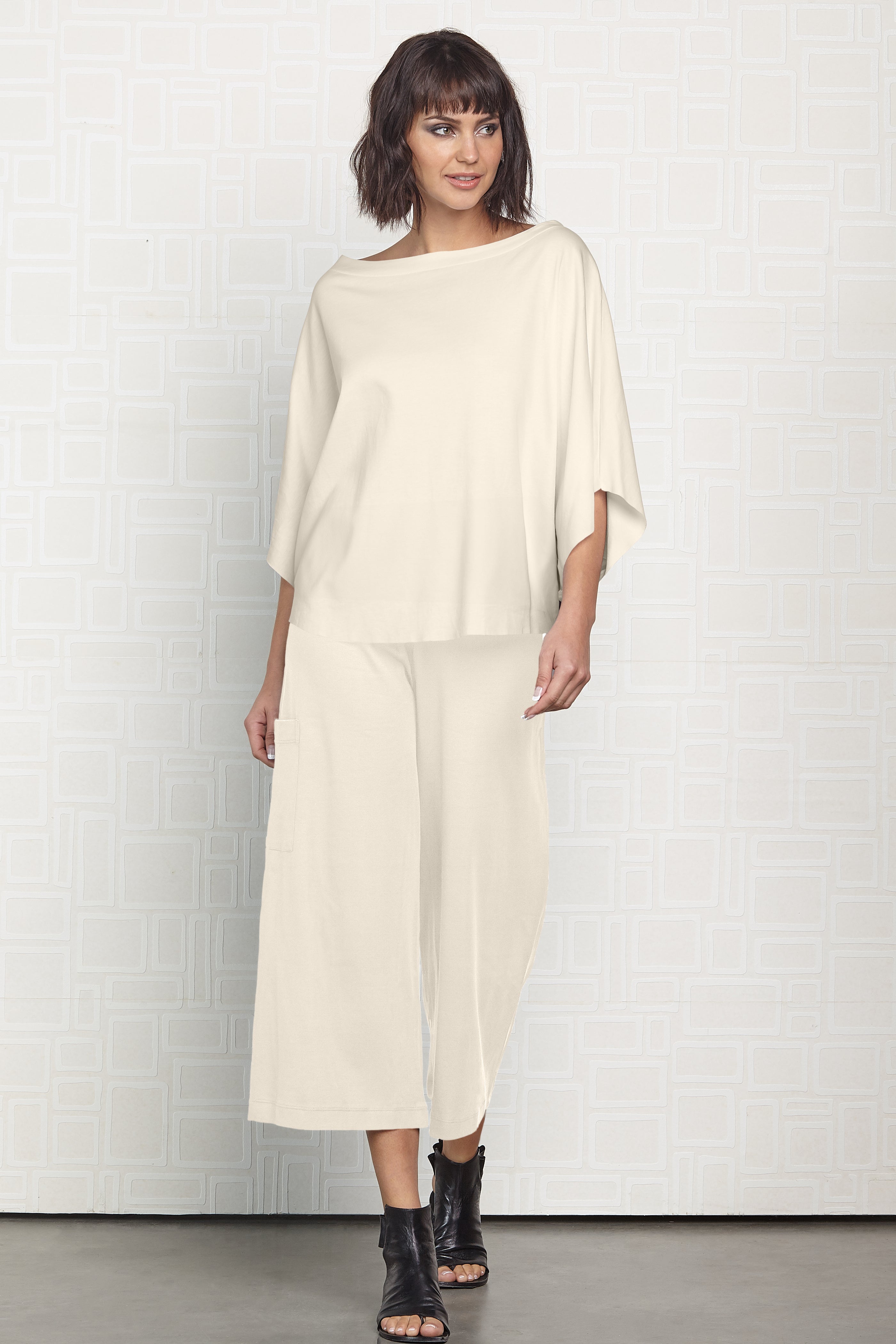 Pima Cotton Luxury Bateau Tee