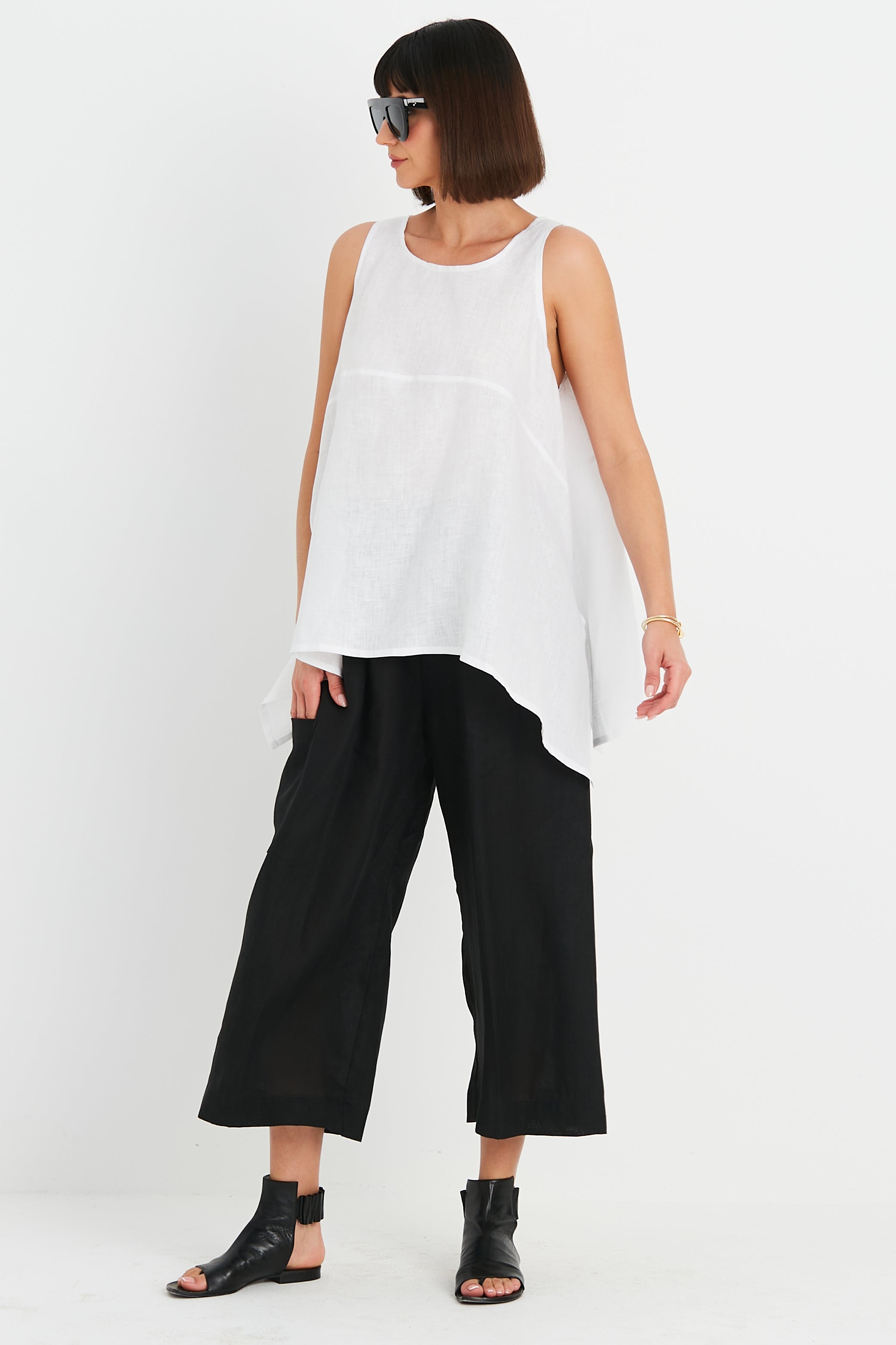 Handkerchief Linen Swing Tank