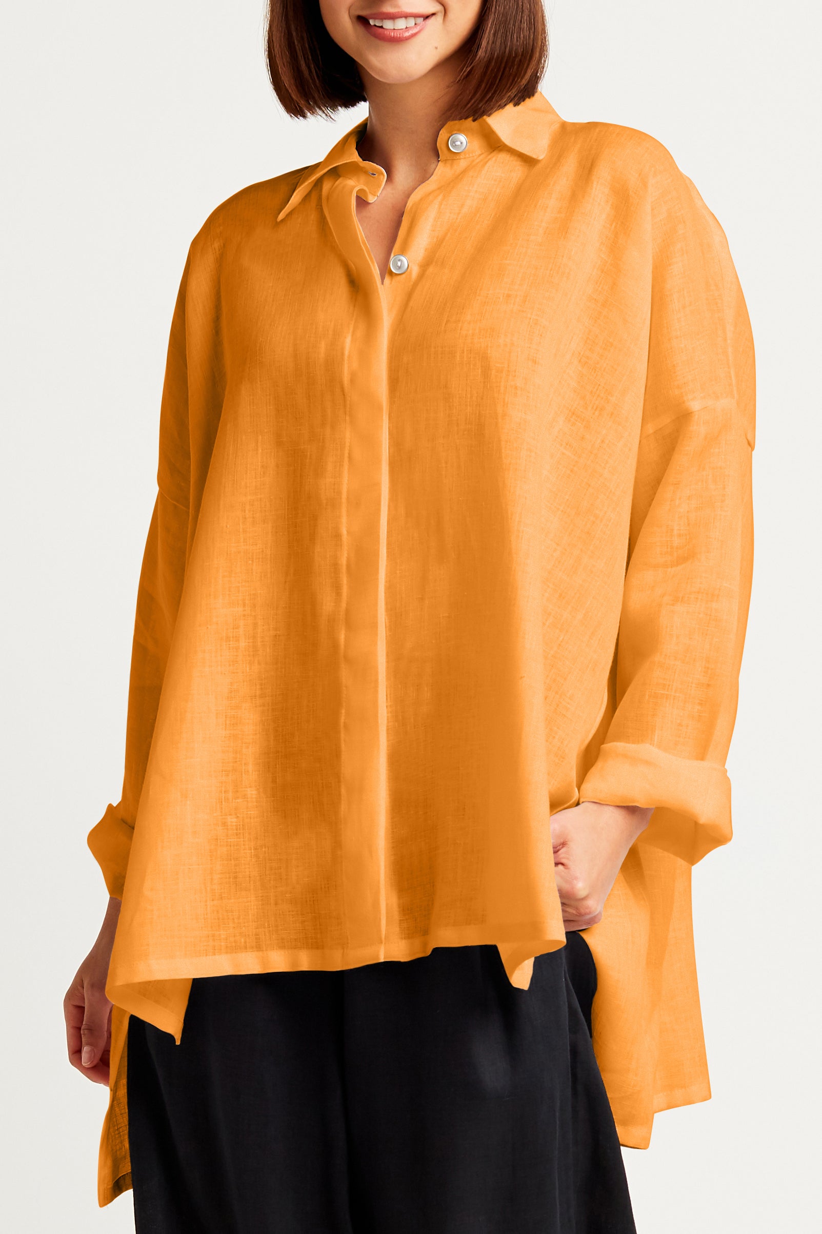 Handkerchief Linen E-Z Shirt