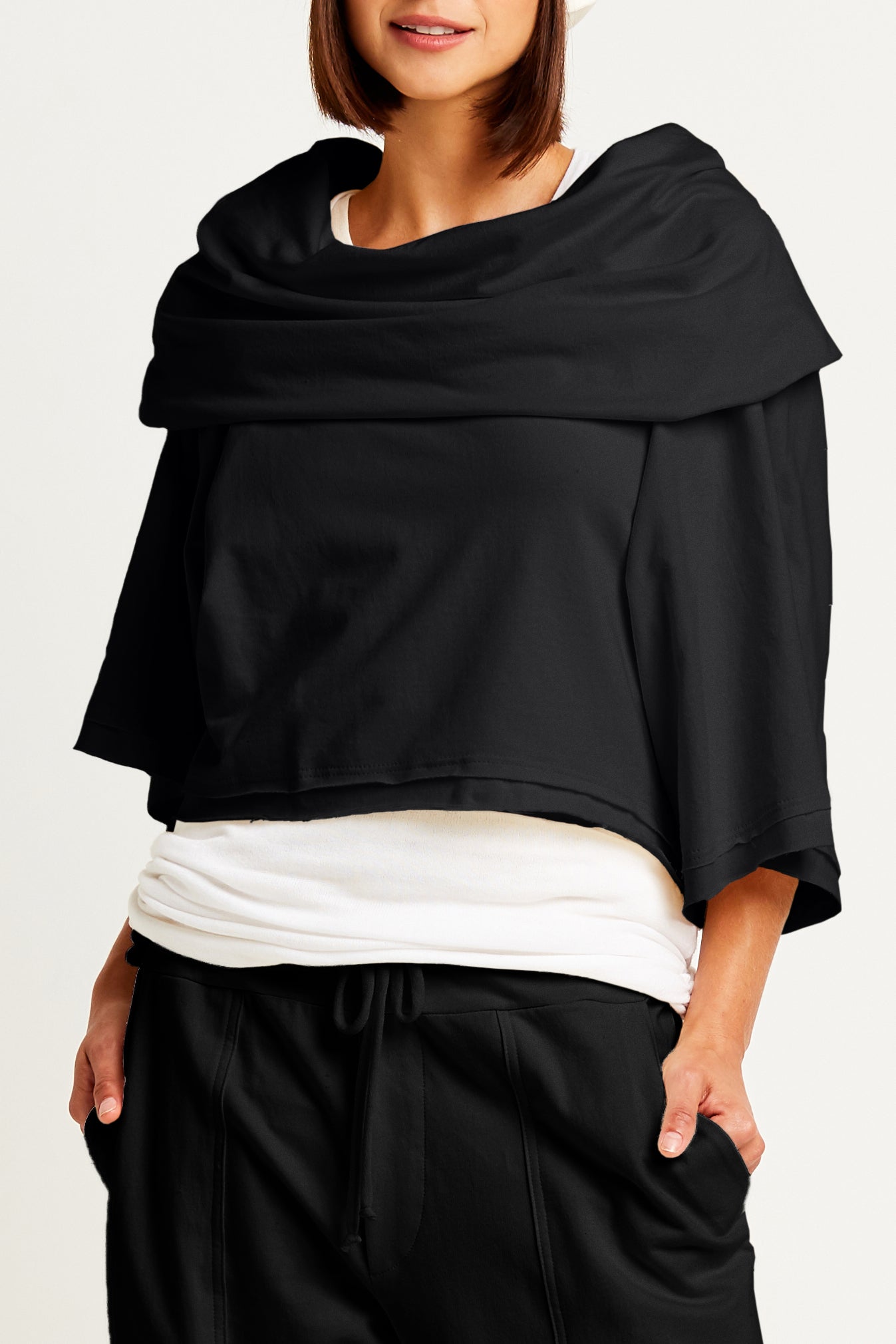 French Terry Jackie O Top