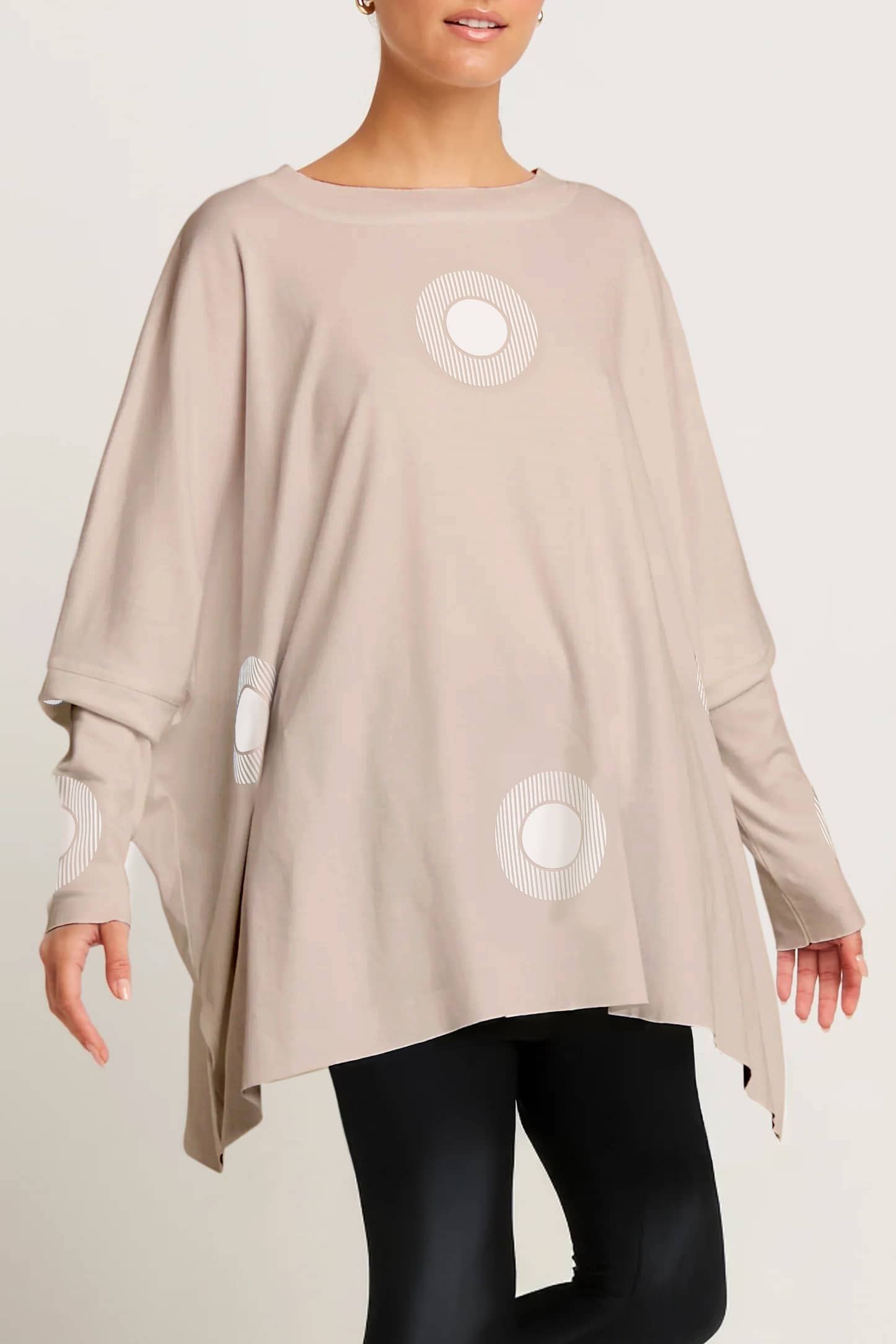 Pima Cotton Spotlight Oversized Crew Swing Tee