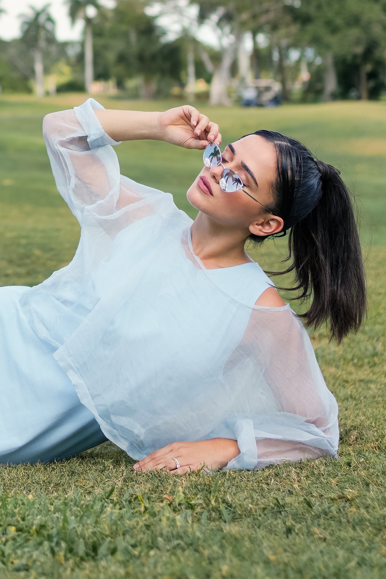 Organza Luxury Boxy Tee