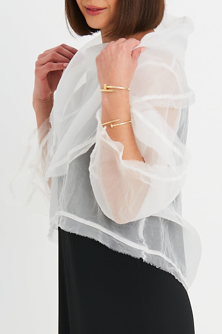 Organza Jackie O Top