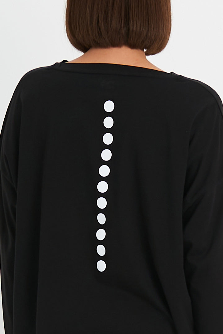 Pima Cotton Dot Dot Dot Luxury Boxy T