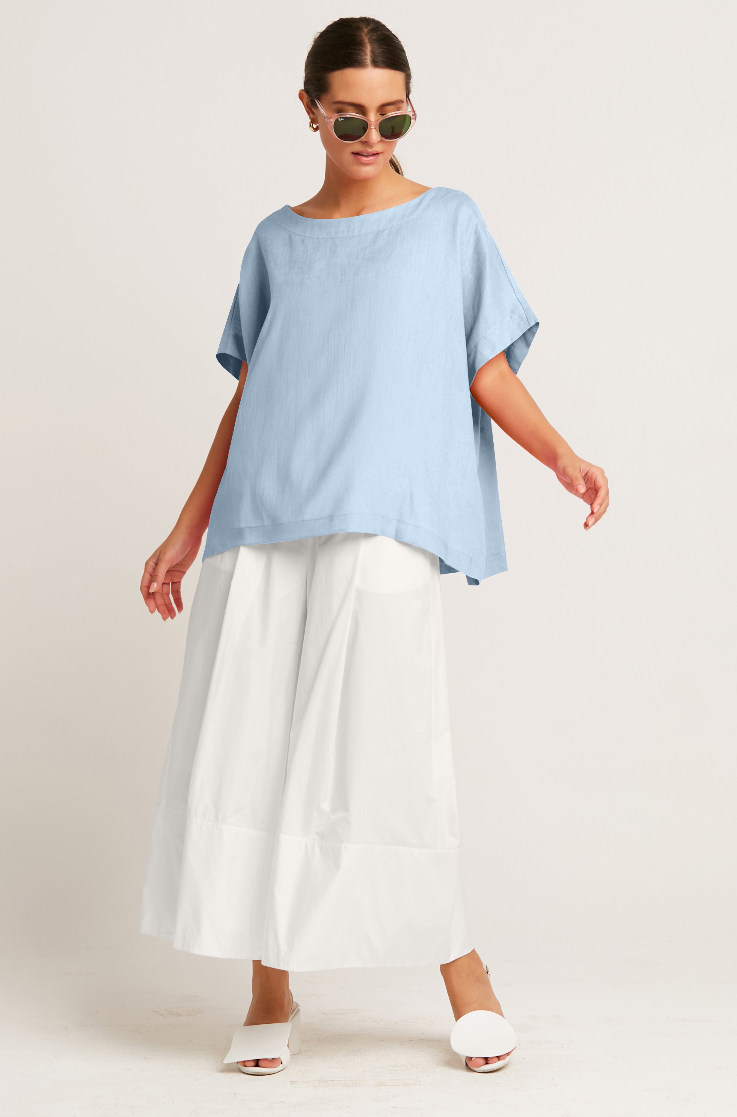 Handkerchief Linen Butterfly Tee