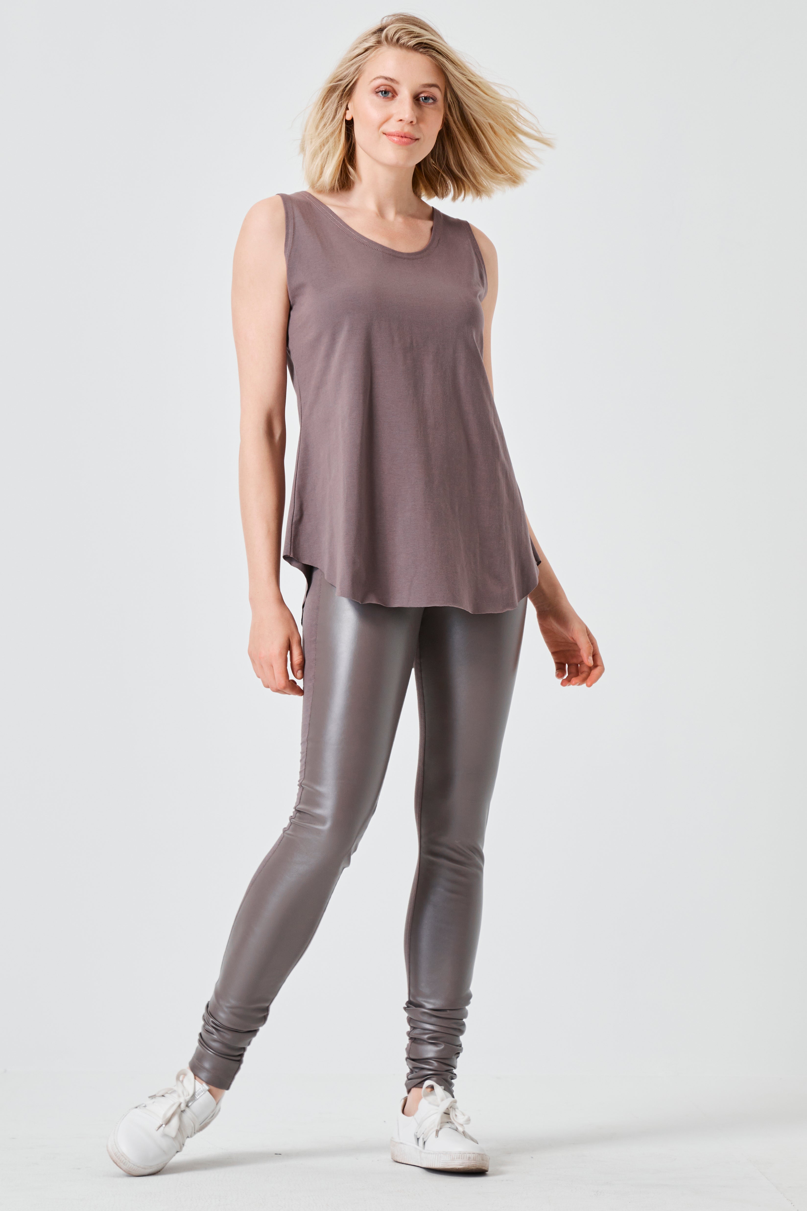 Cotton Lycra Shirttail Tank