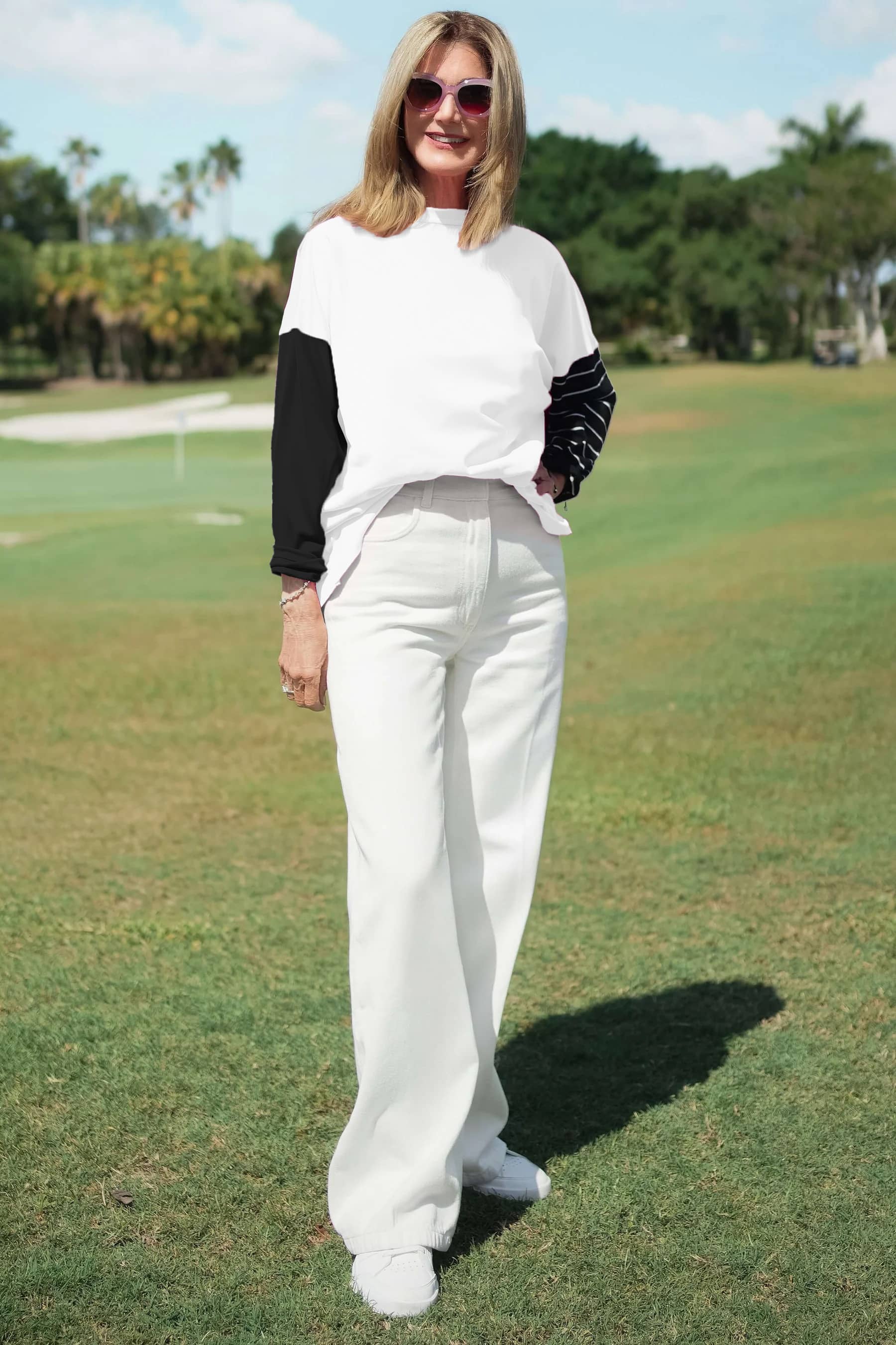 Pima Cotton Mixed Up Boxy T