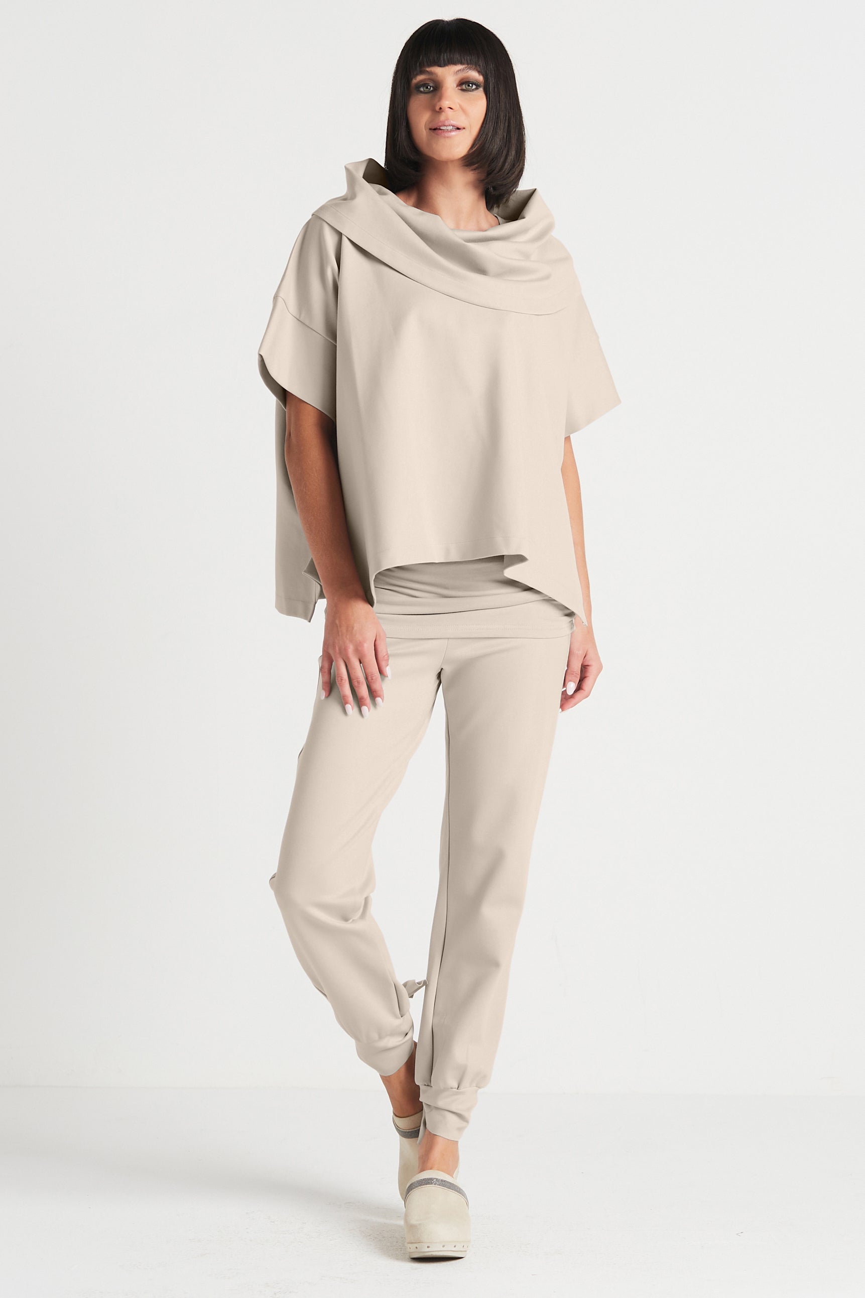 Scuba Drape Neck Top