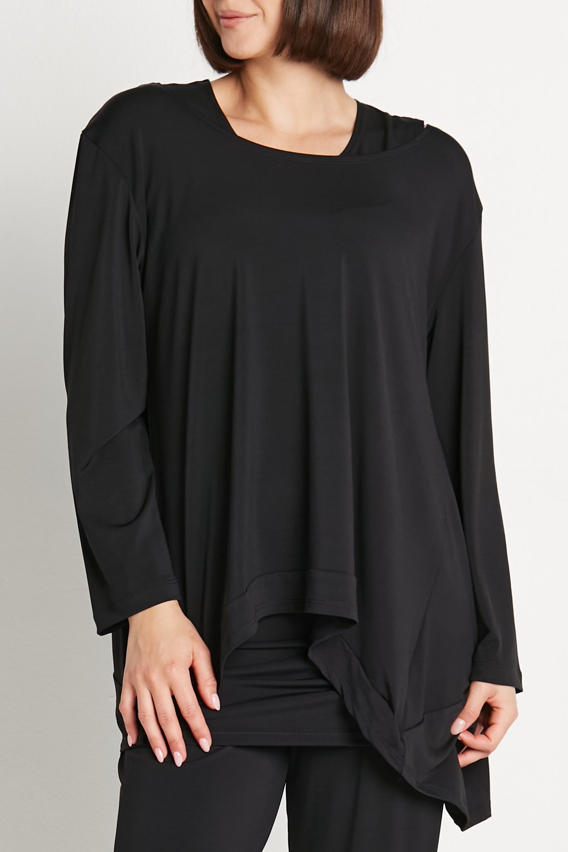 Matte Jersey Elegant Tunic