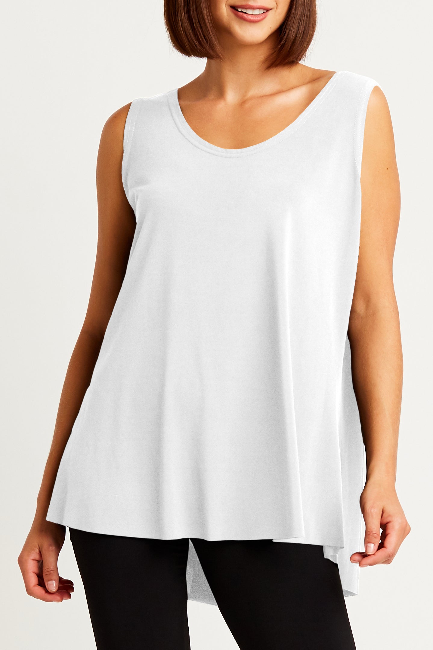 Matte Jersey Shirttail Tank