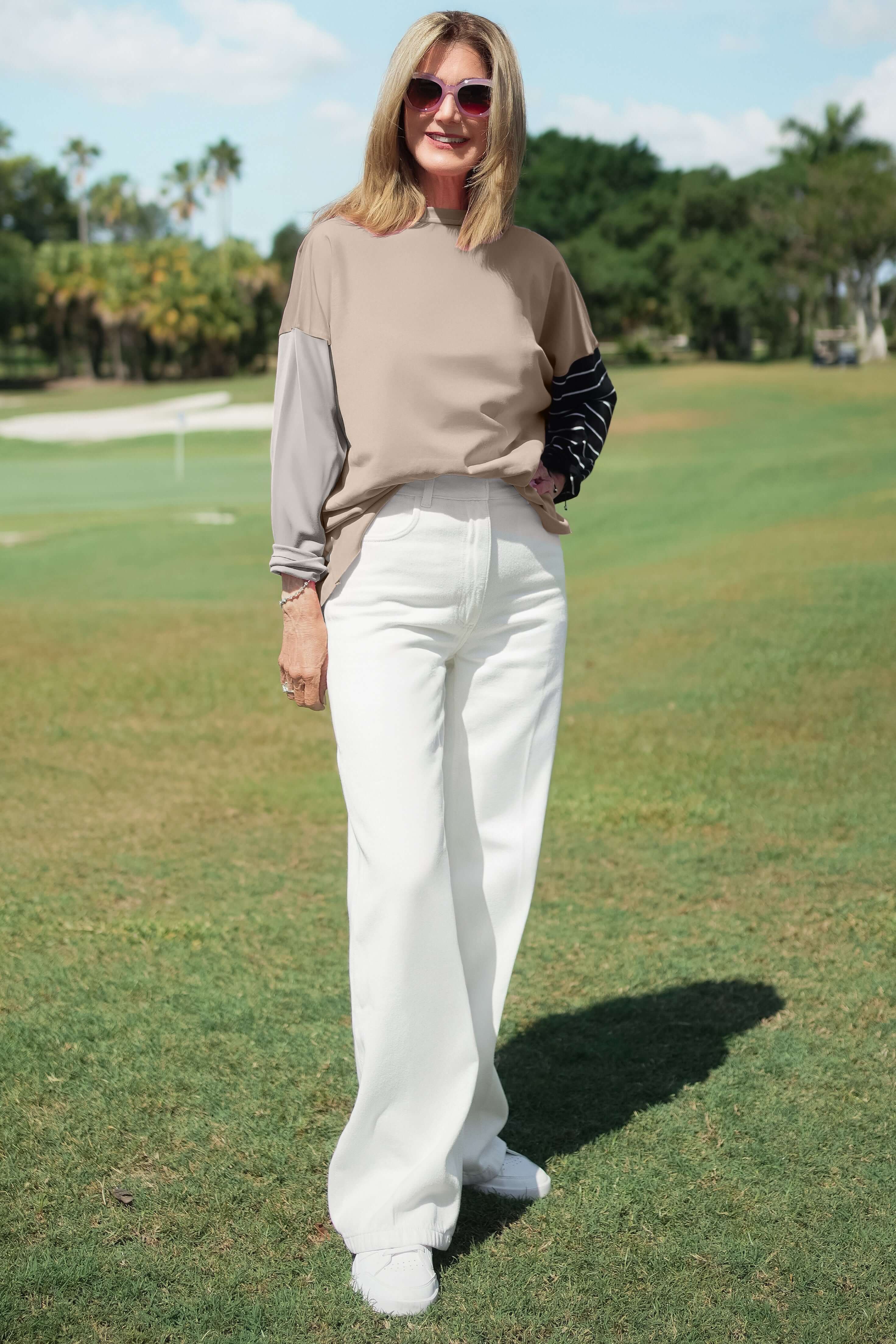 Pima Cotton Mixed Up Boxy T