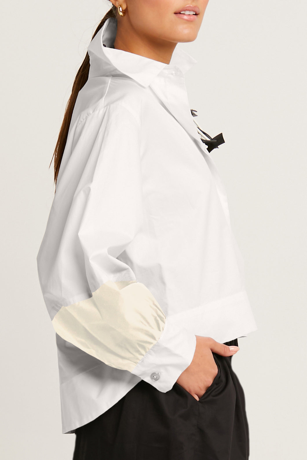 Cotton Puffy Sleeve Shirt