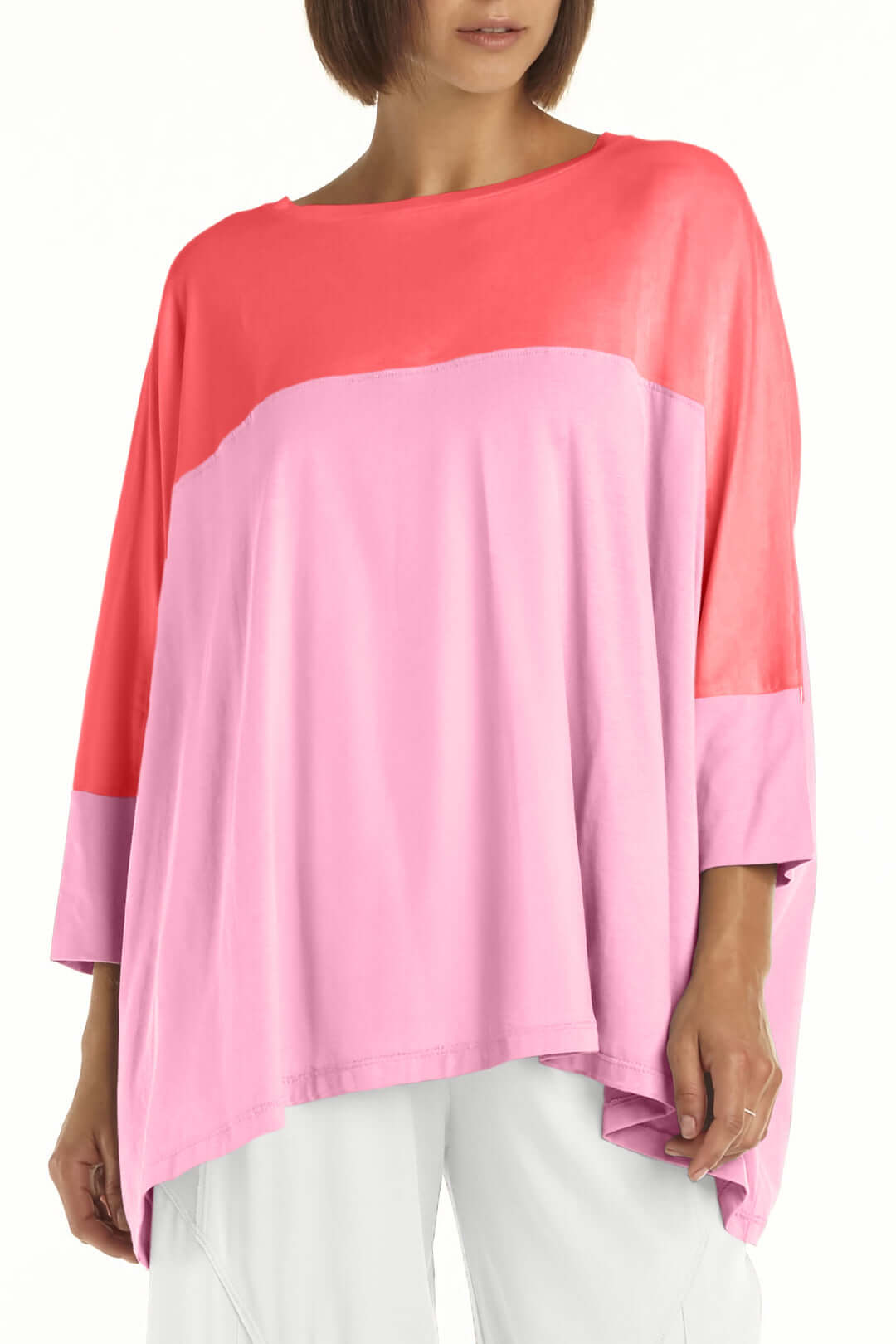 Pima Cotton Half & Half Tee