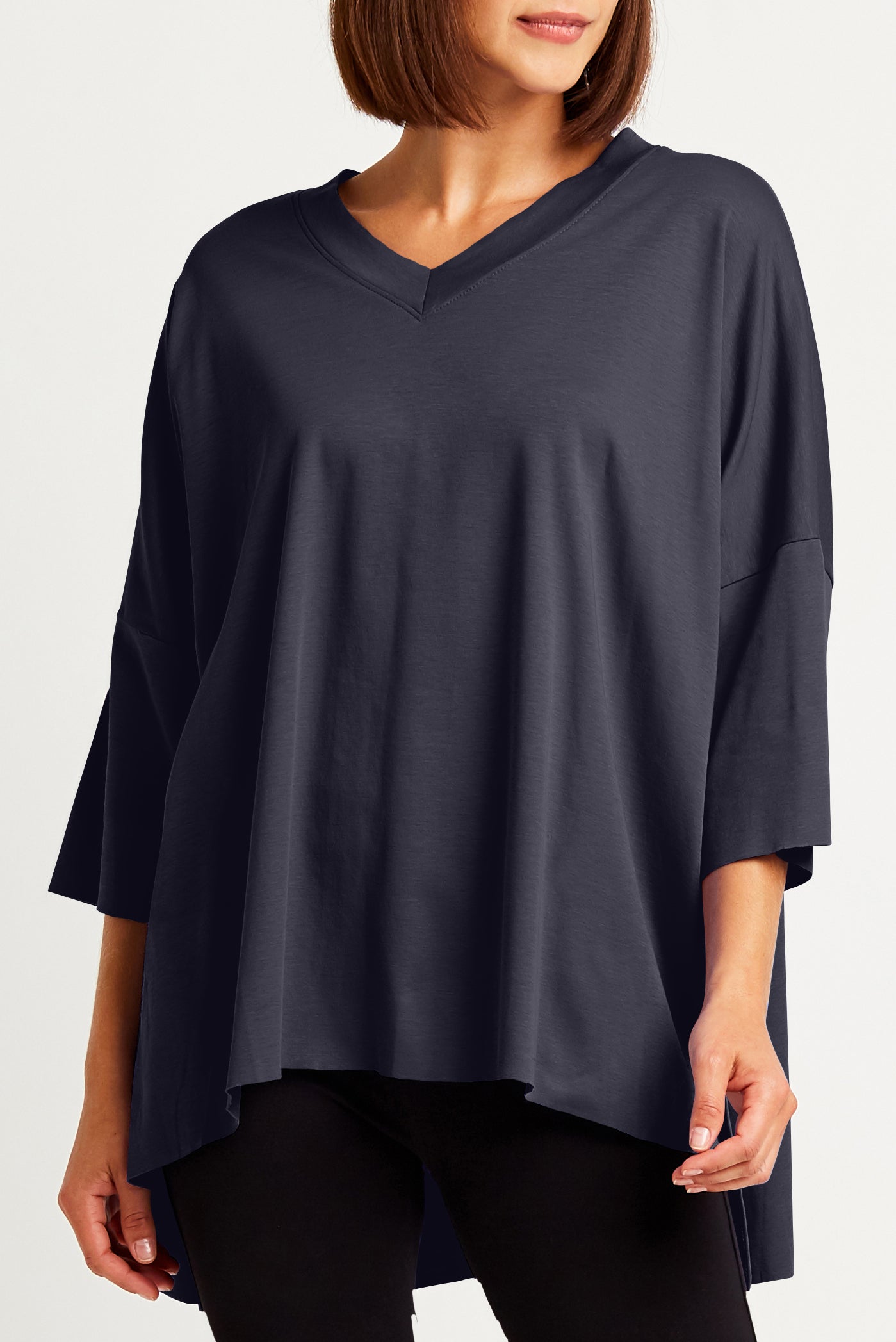 Pima Cotton S/S V Tee