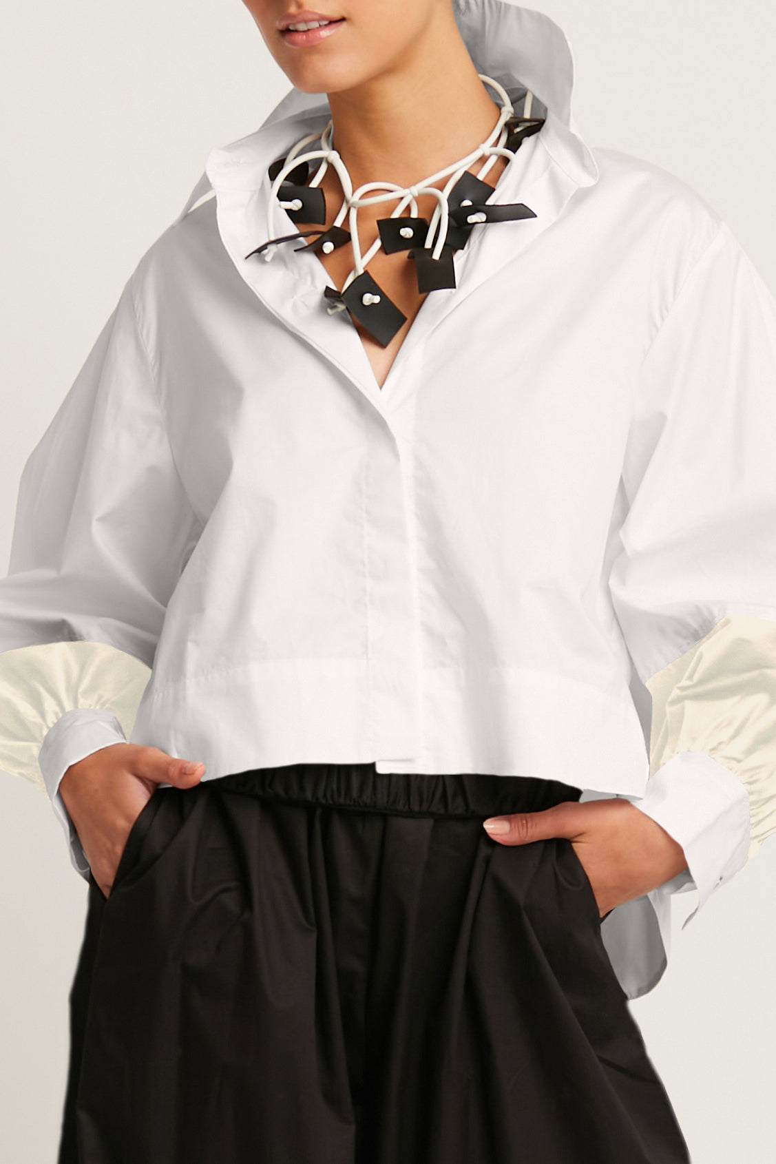 Cotton Puffy Sleeve Shirt
