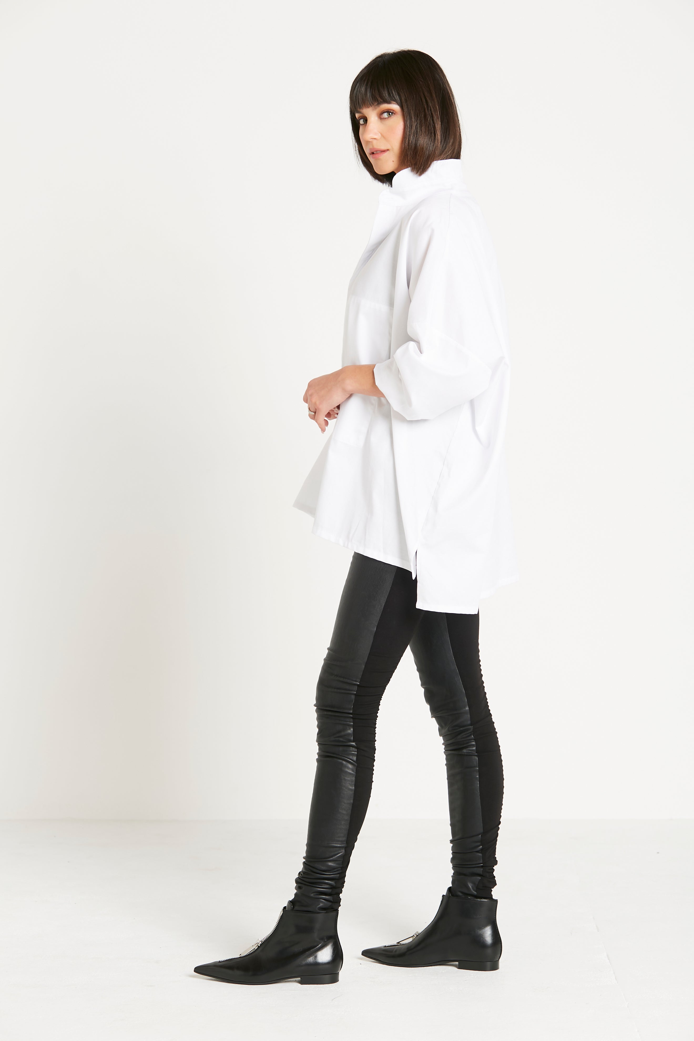 Cotton Fine Rib Signature Shirt