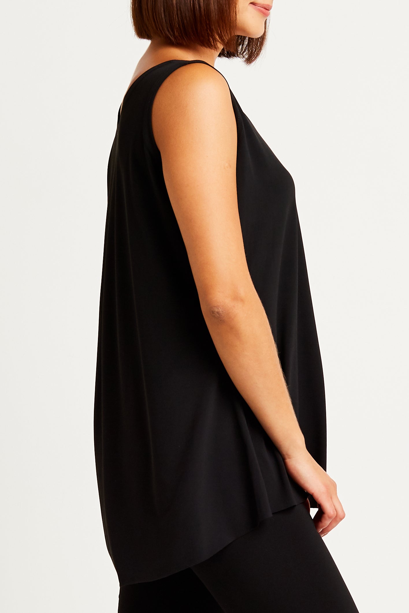 Matte Jersey Shirttail Tank