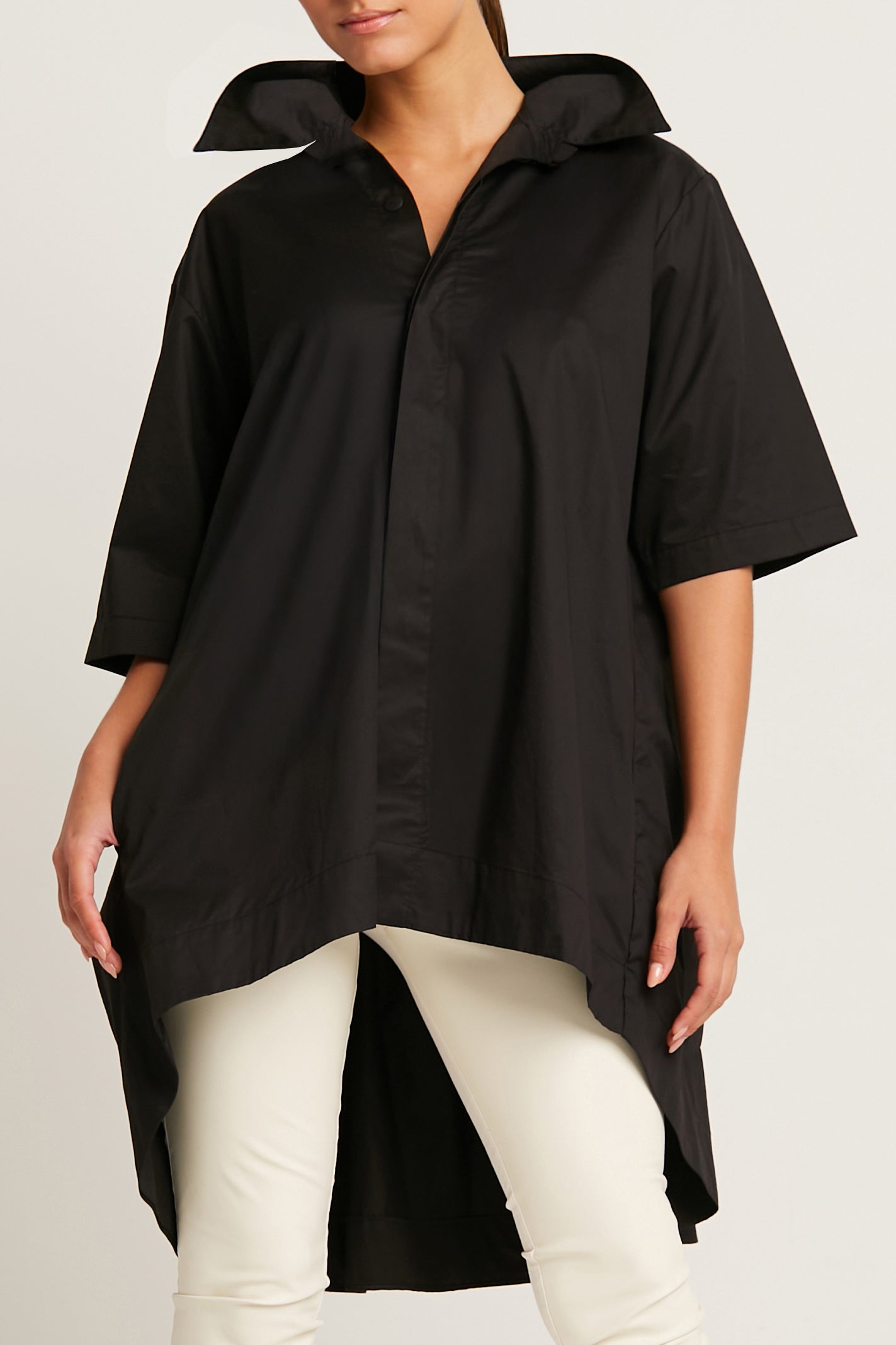 Cotton Pleat Back Shirt