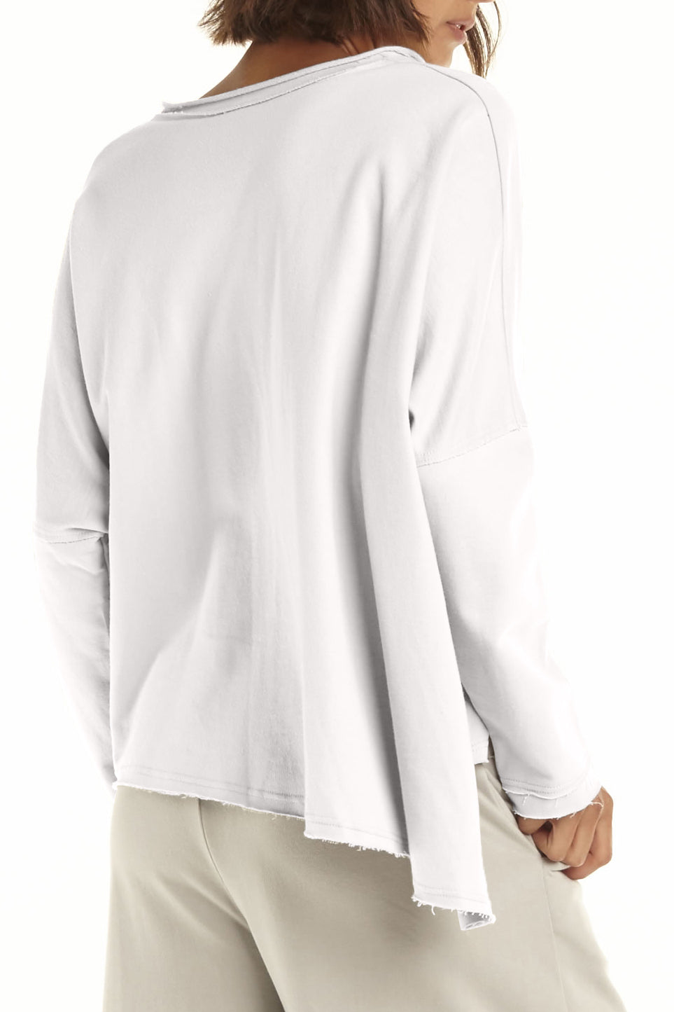 French Terry Double Angle V-Tee