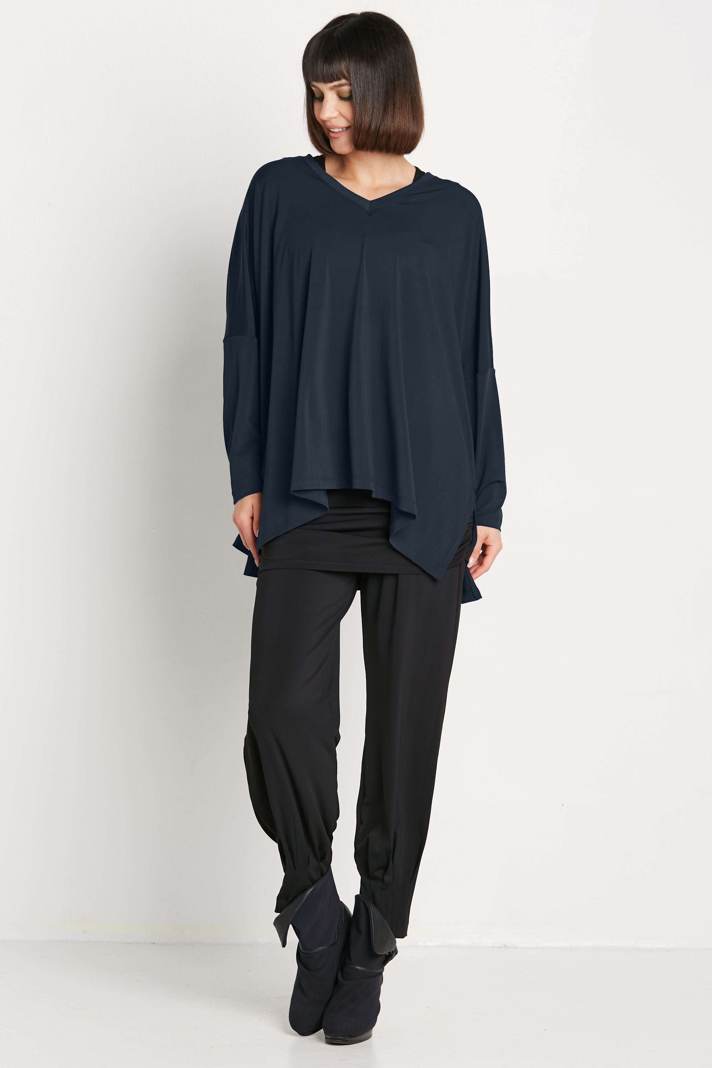 Matte Jersey Nu V Top