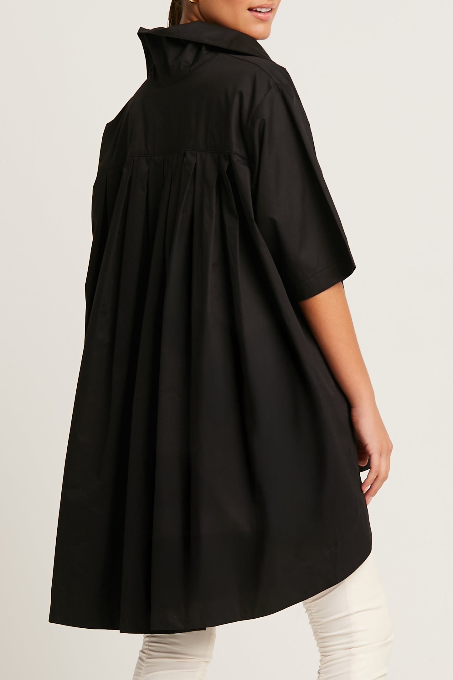 Cotton Pleat Back Shirt