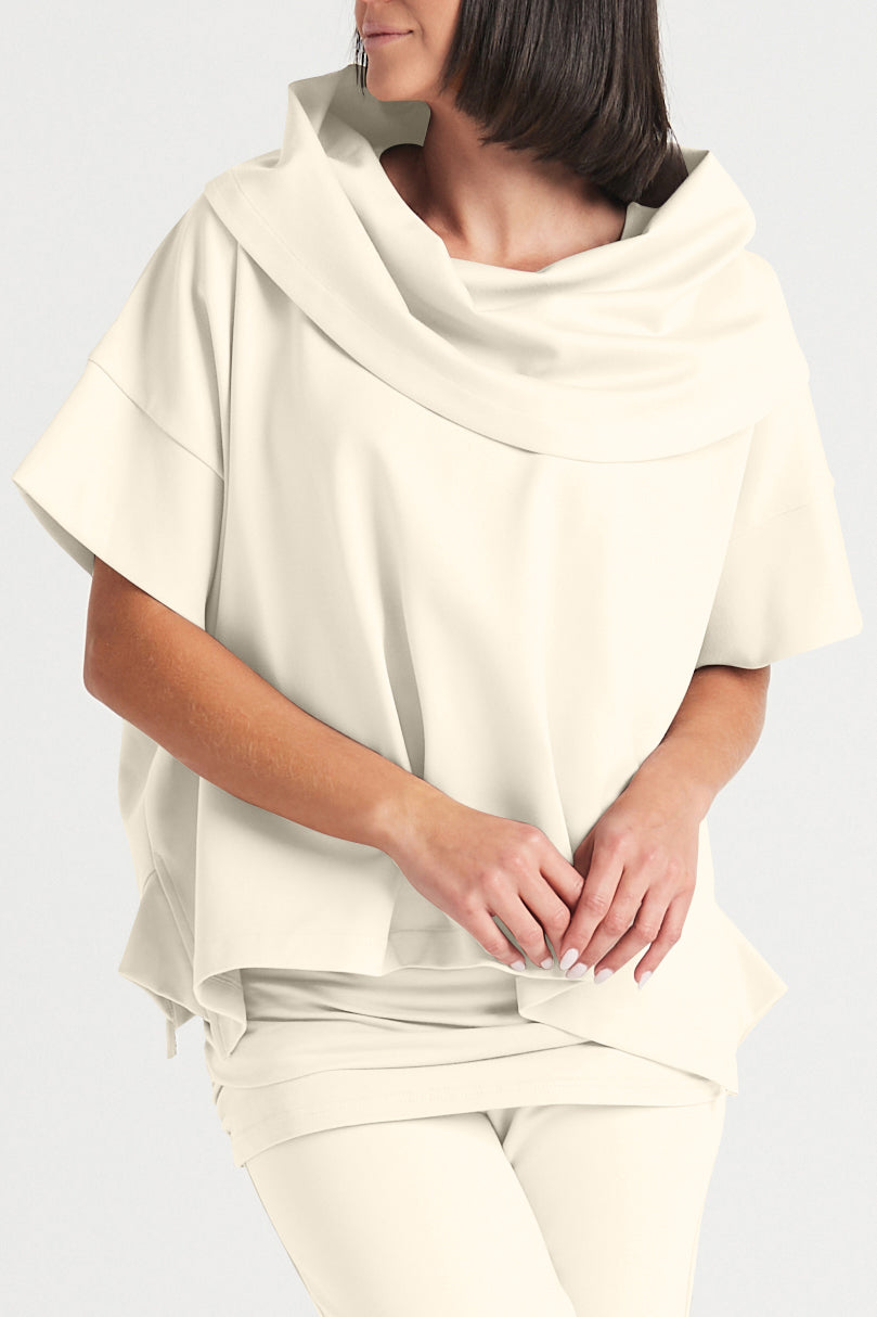 Scuba Drape Neck Top