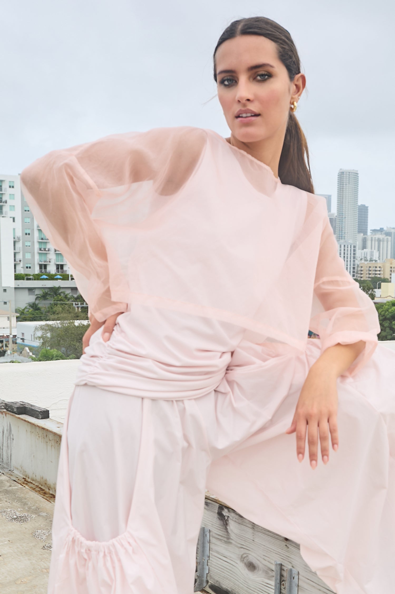 Organza Luxury Boxy Tee