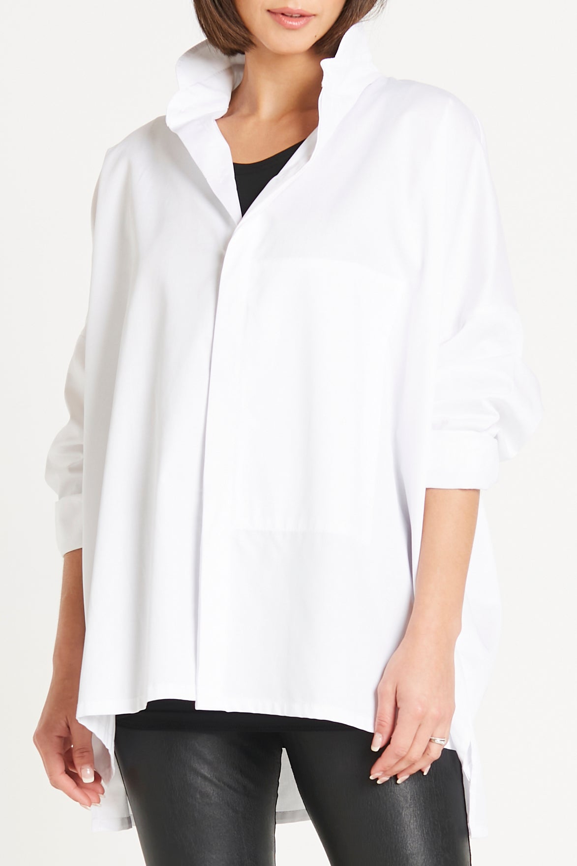 Cotton Fine Rib Signature Shirt