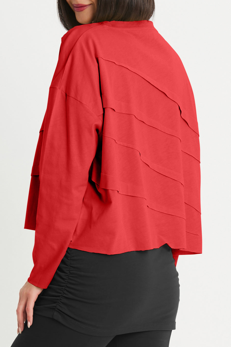 Pima Cotton Mini Tucked Tee