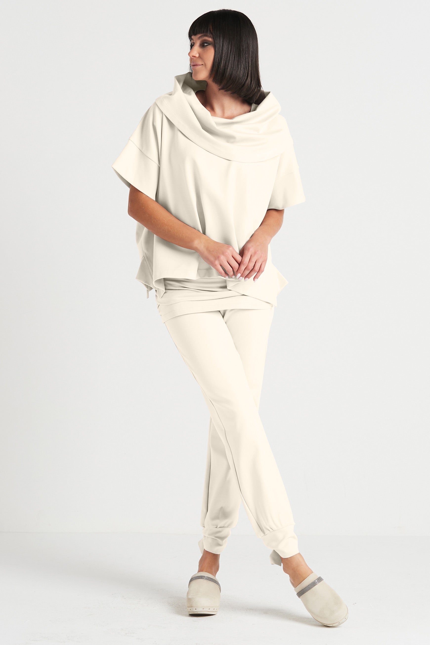 Scuba Drape Neck Top