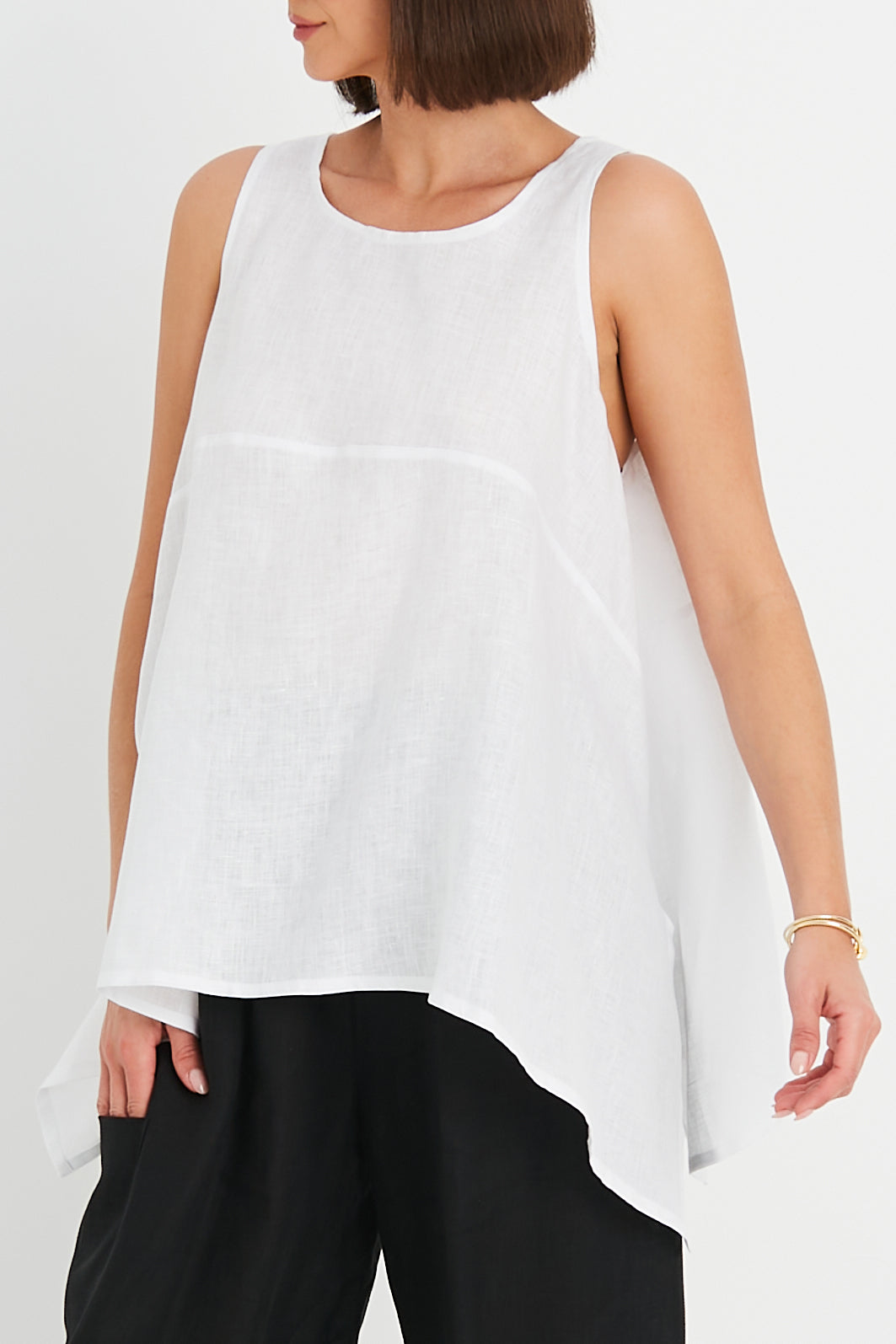 Handkerchief Linen Swing Tank