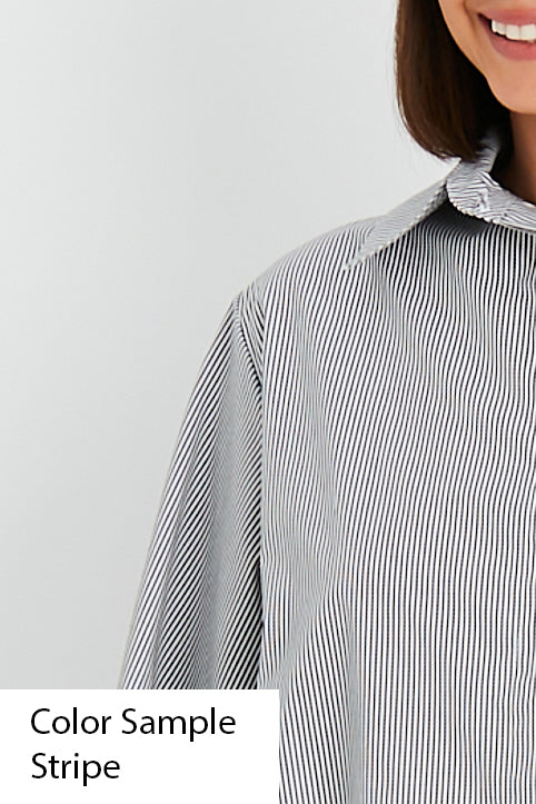 Cotton Tab Sleeve Shirt