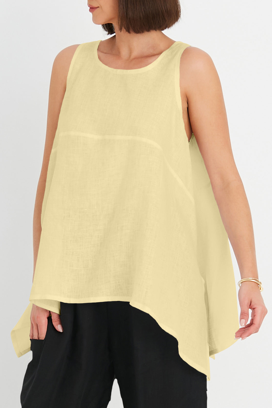 Handkerchief Linen Swing Tank