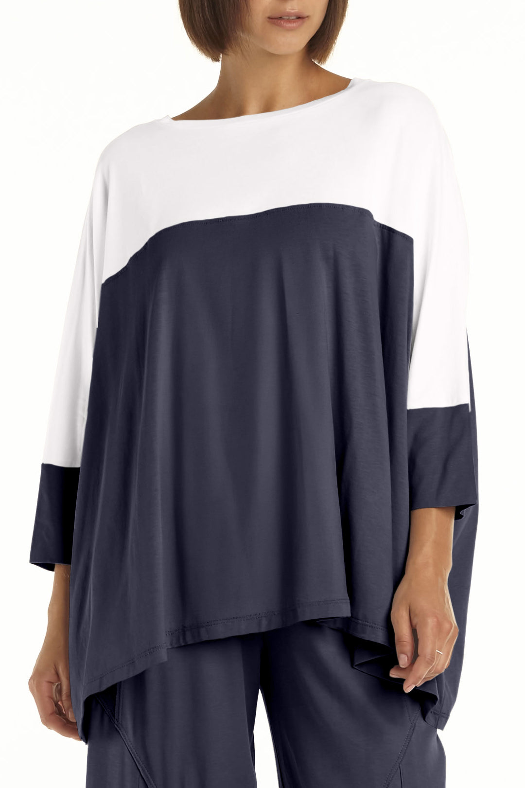 Pima Cotton Half & Half Tee