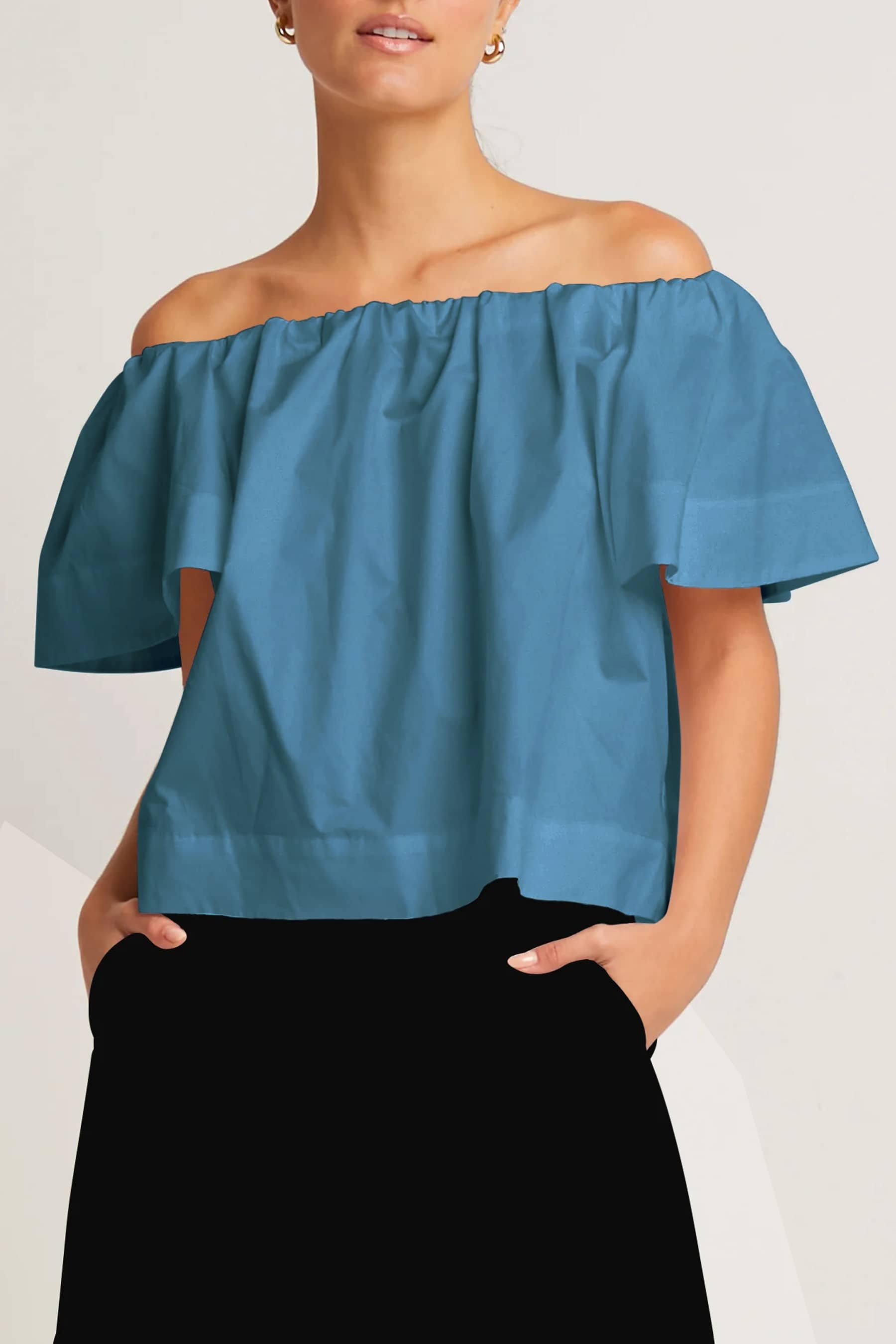 Cotton Peasant Top