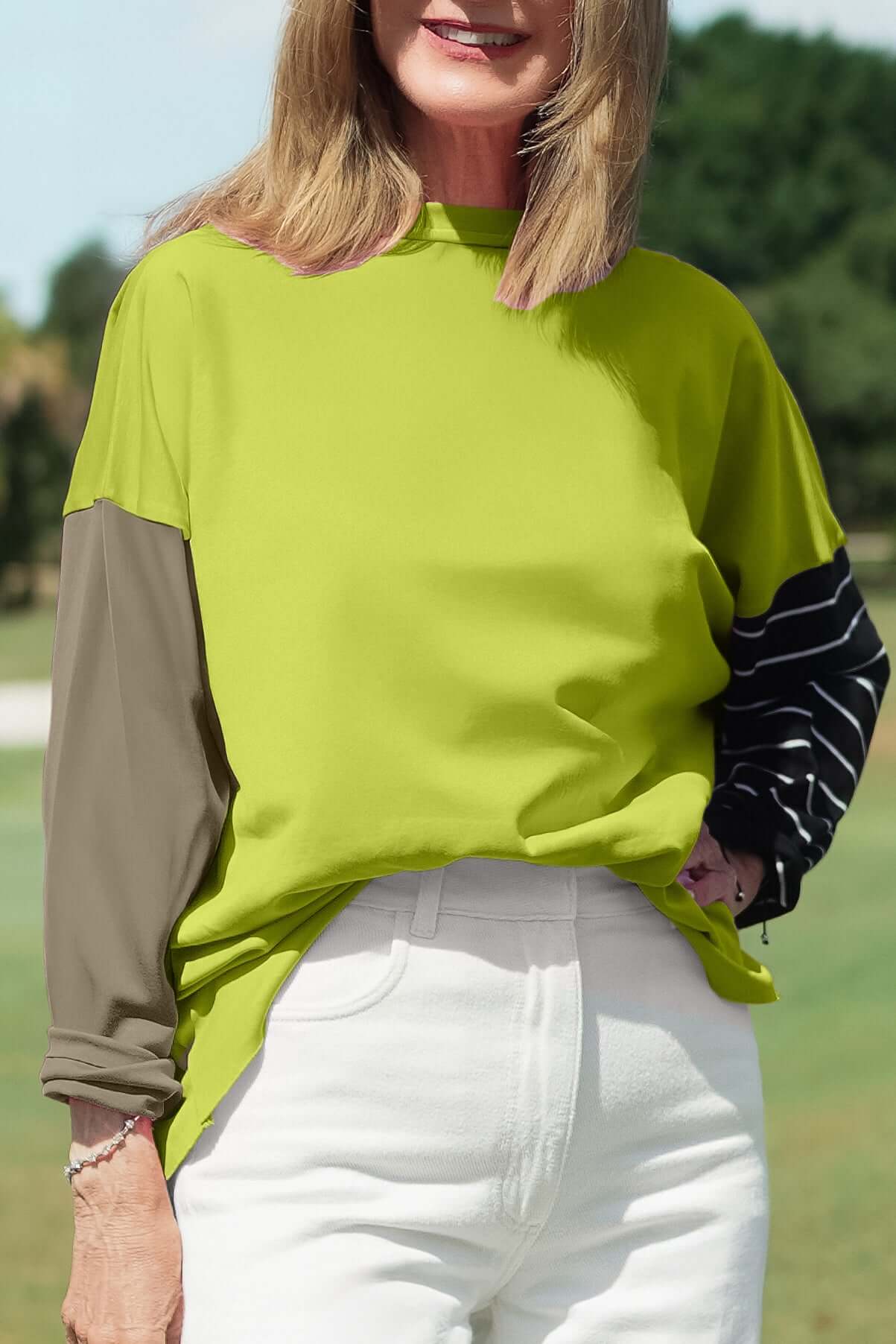 Pima Cotton Mixed Up Boxy T