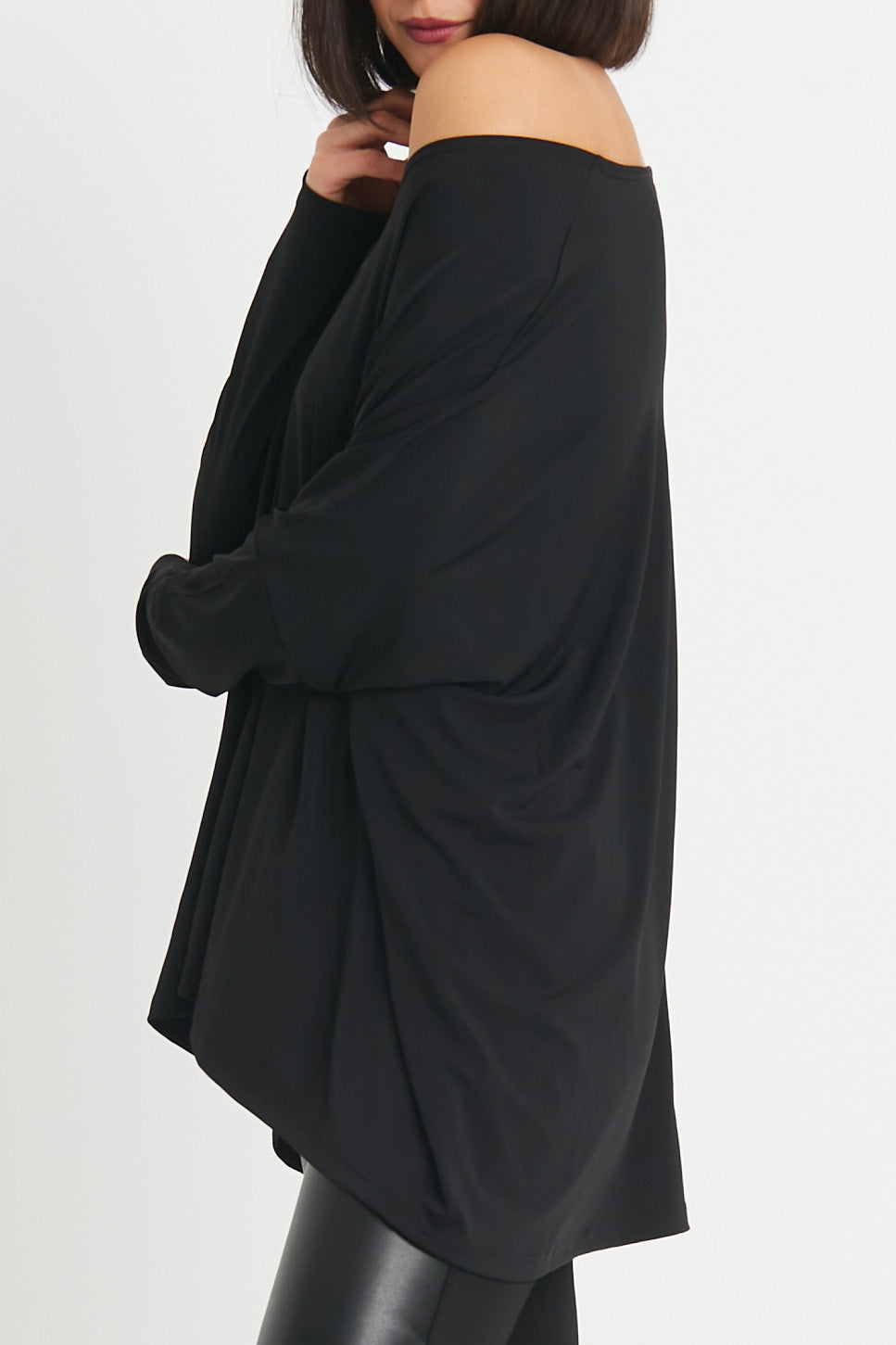 Matte Jersey Scoop Neck Tee