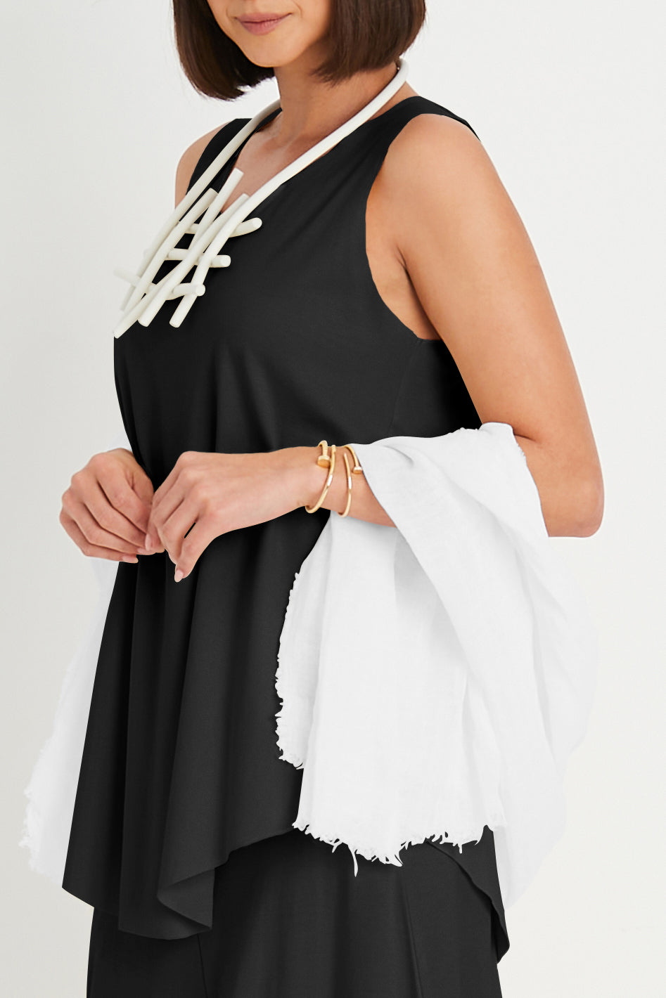 Pima Cotton Shirttail Tank