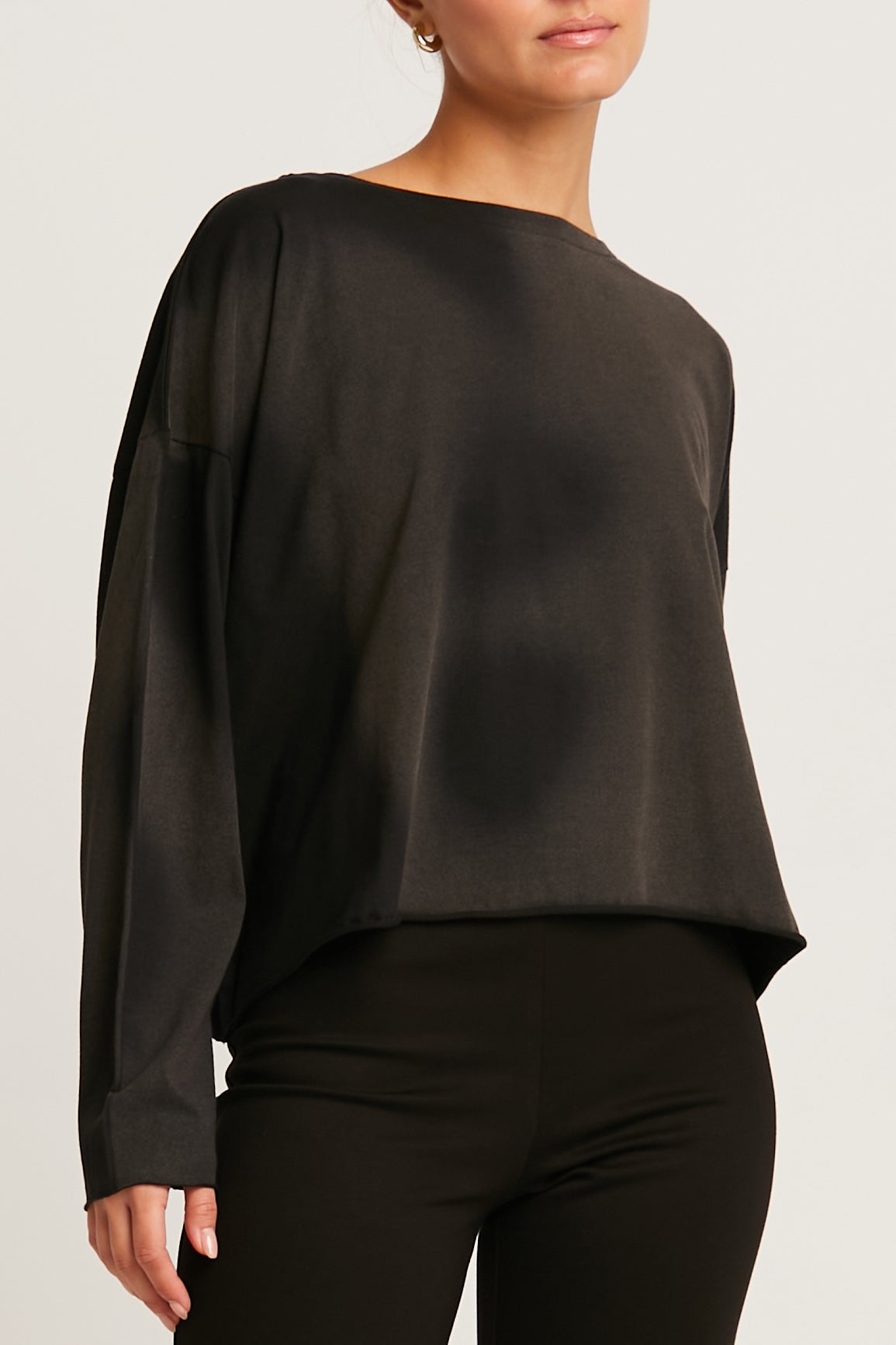 Pima Cotton Overdyed Mini Luxury Boxy T