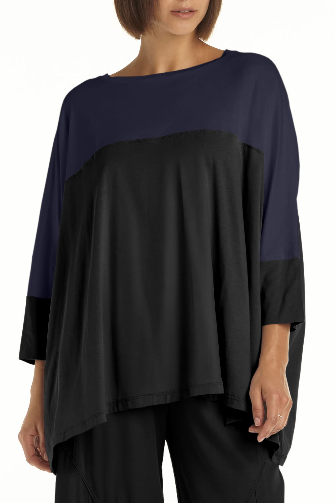 Pima Cotton Half & Half Tee